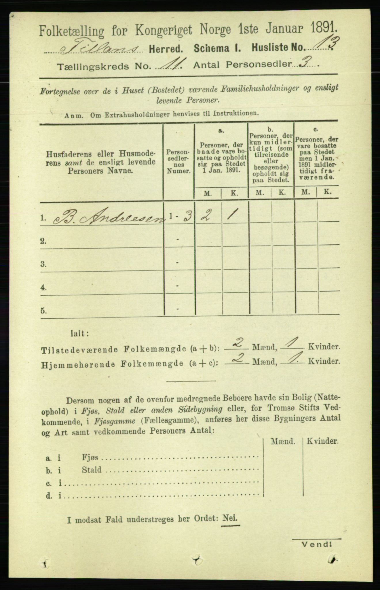 RA, 1891 census for 1616 Fillan, 1891, p. 2968