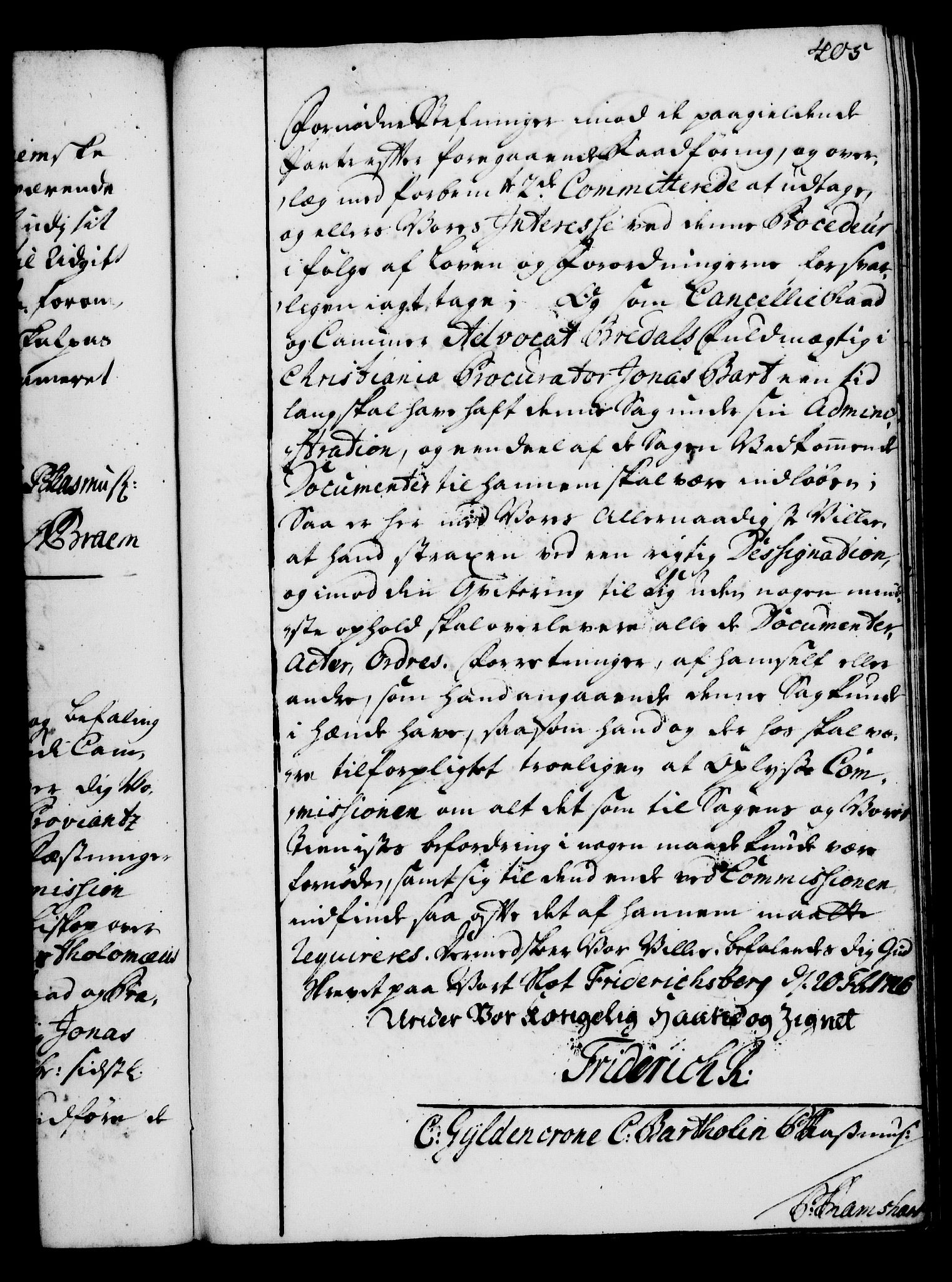 Rentekammeret, Kammerkanselliet, RA/EA-3111/G/Gg/Gga/L0002: Norsk ekspedisjonsprotokoll med register (merket RK 53.2), 1723-1727, p. 405