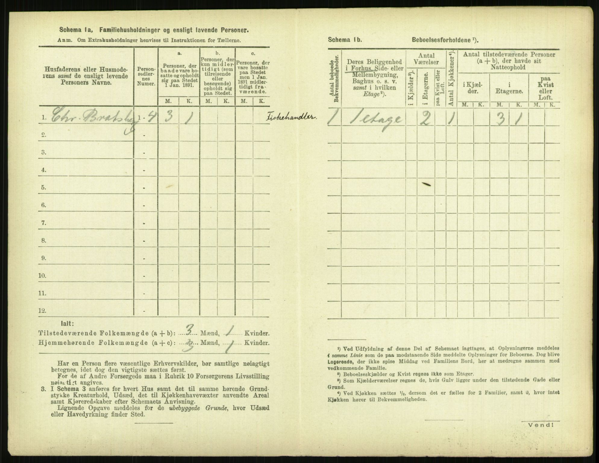 RA, 1891 census for 0806 Skien, 1891, p. 2141