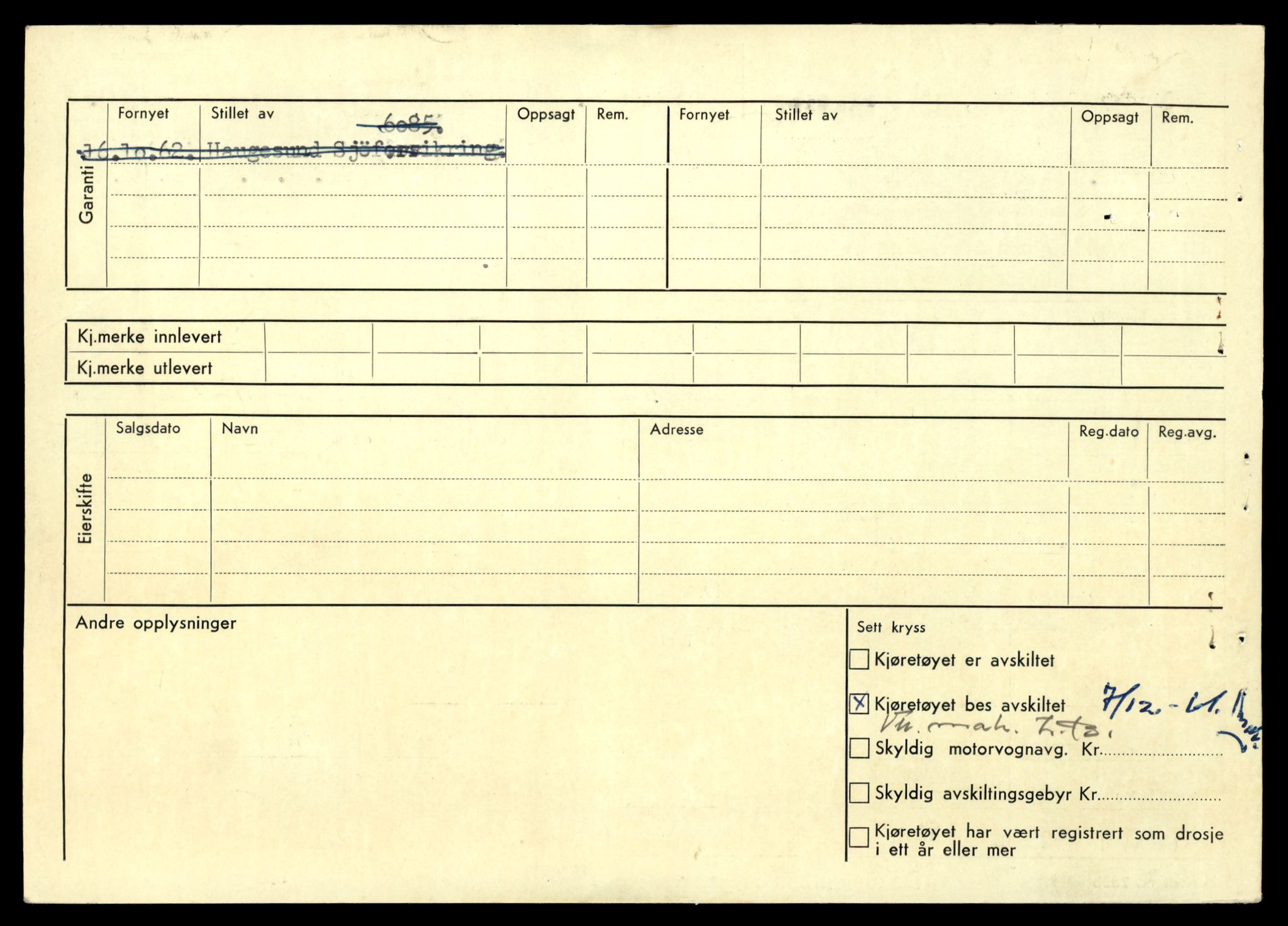 Møre og Romsdal vegkontor - Ålesund trafikkstasjon, AV/SAT-A-4099/F/Fe/L0036: Registreringskort for kjøretøy T 12831 - T 13030, 1927-1998, p. 1516