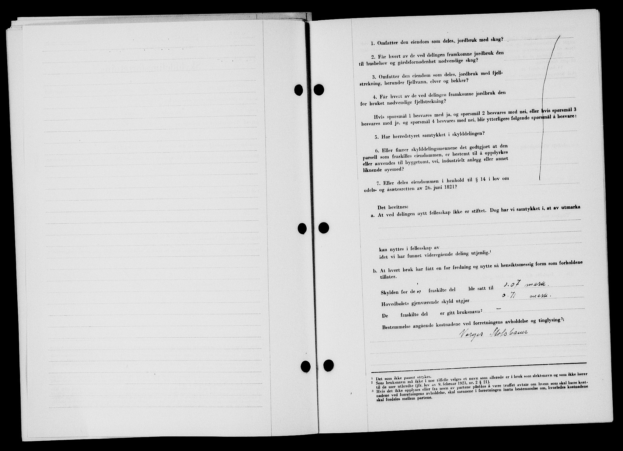Flekkefjord sorenskriveri, SAK/1221-0001/G/Gb/Gba/L0062: Mortgage book no. A-10, 1947-1947, Diary no: : 597/1947