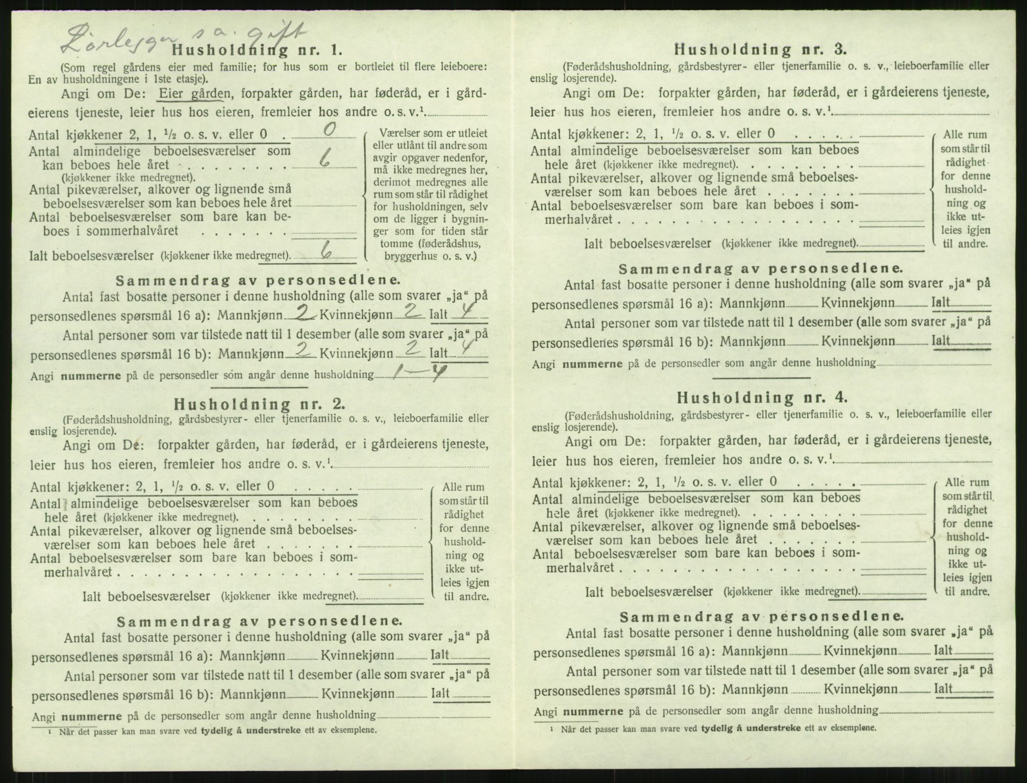 SAT, 1920 census for Rindal, 1920, p. 615