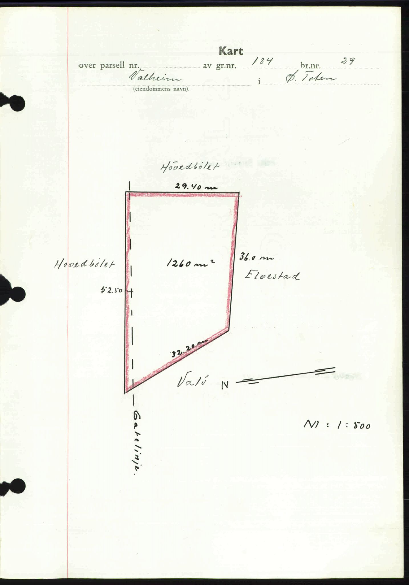 Toten tingrett, SAH/TING-006/H/Hb/Hbc/L0008: Mortgage book no. Hbc-08, 1941-1941, Diary no: : 1093/1941