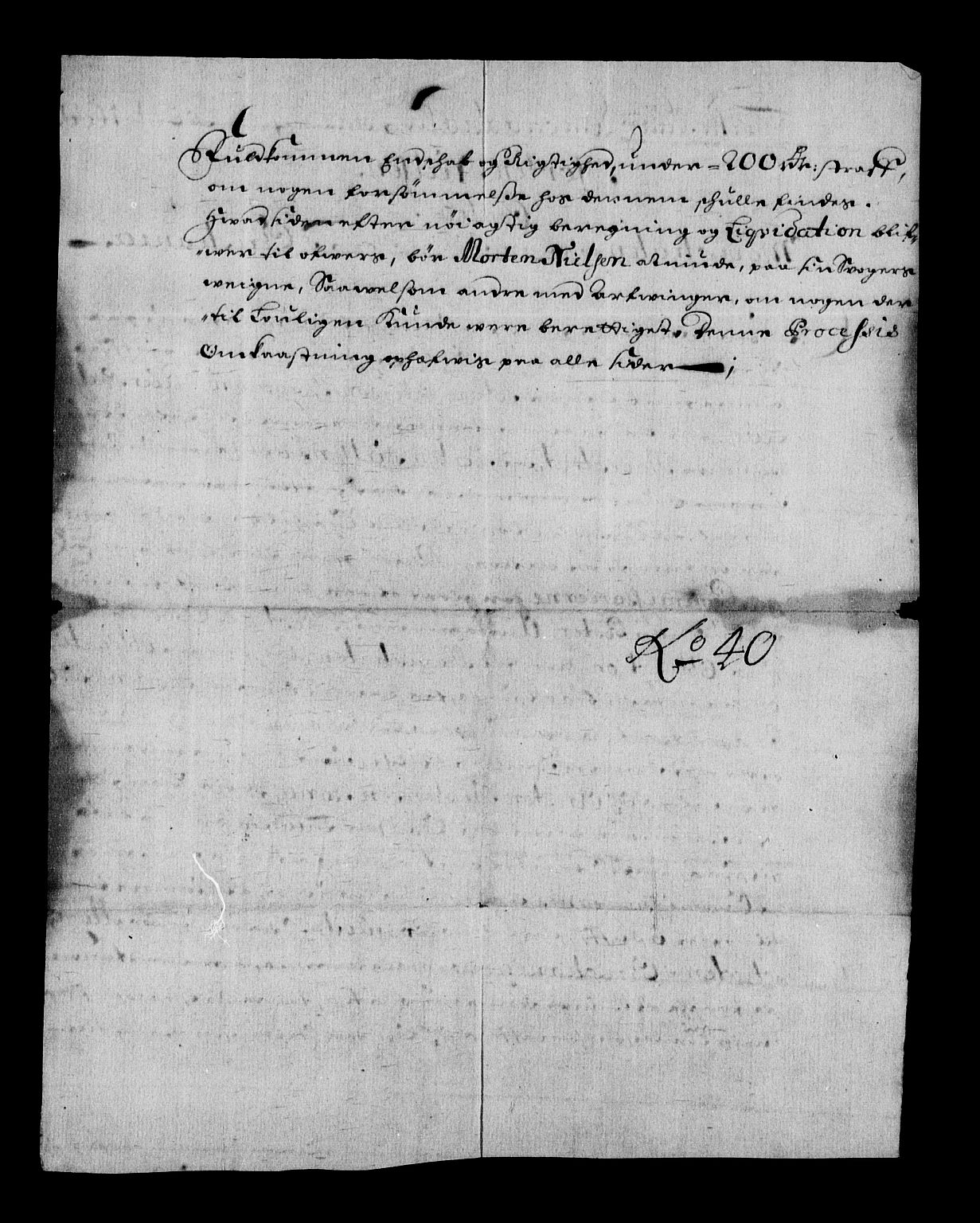 Stattholderembetet 1572-1771, RA/EA-2870/Af/L0004: Avskrifter av vedlegg til originale supplikker, nummerert i samsvar med supplikkbøkene, 1691-1694, p. 129