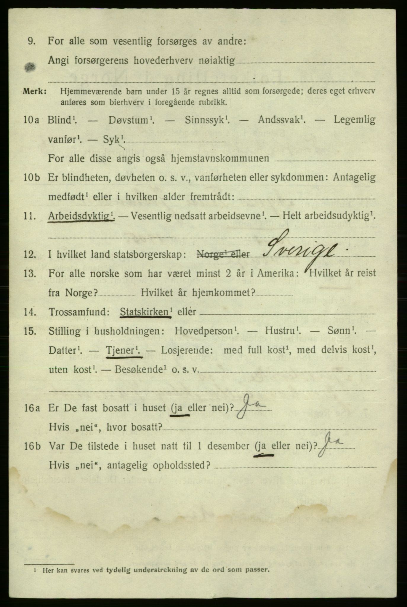 SAO, 1920 census for Fredrikshald, 1920, p. 24744