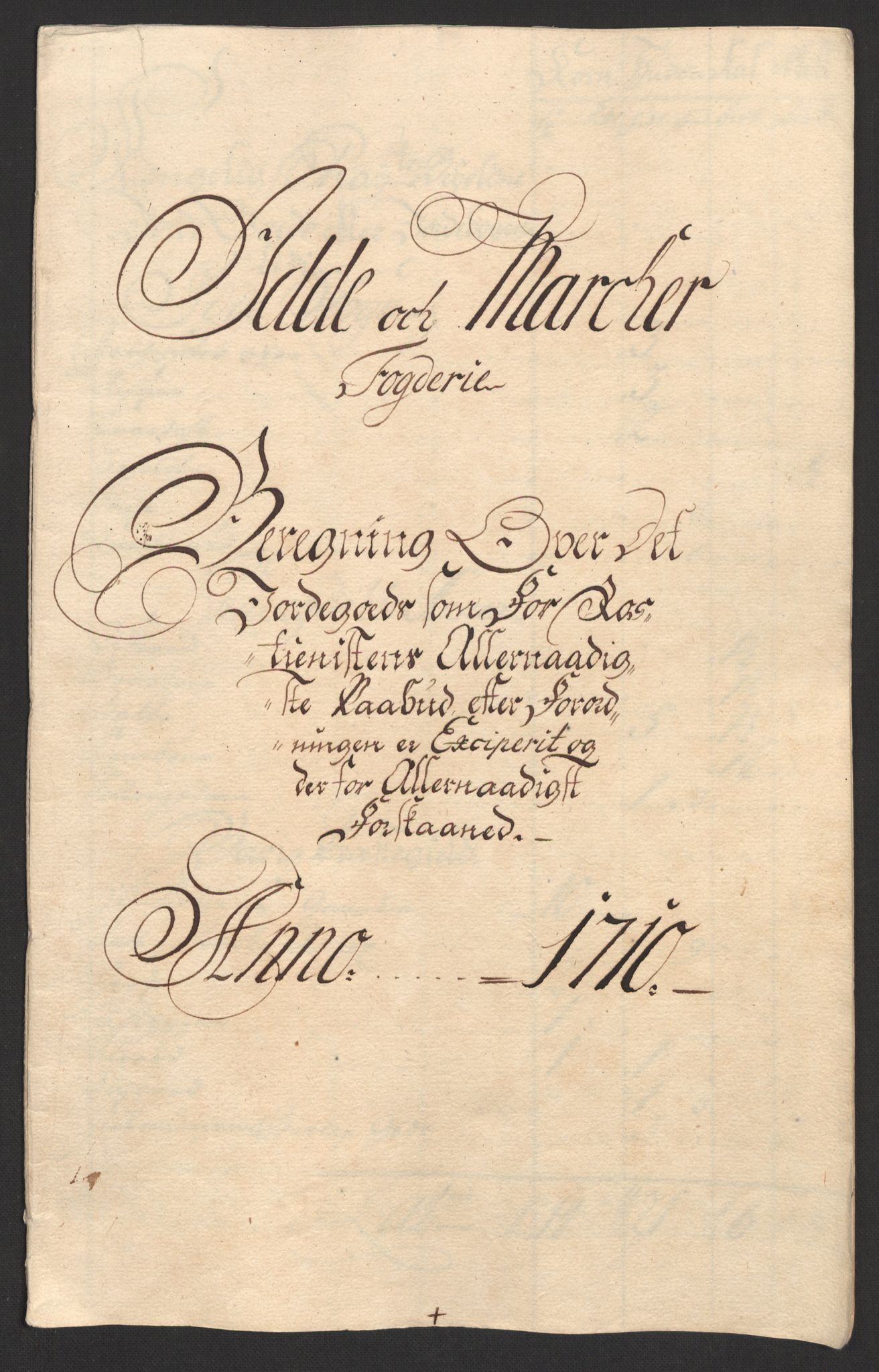 Rentekammeret inntil 1814, Reviderte regnskaper, Fogderegnskap, RA/EA-4092/R01/L0019: Fogderegnskap Idd og Marker, 1710, p. 111
