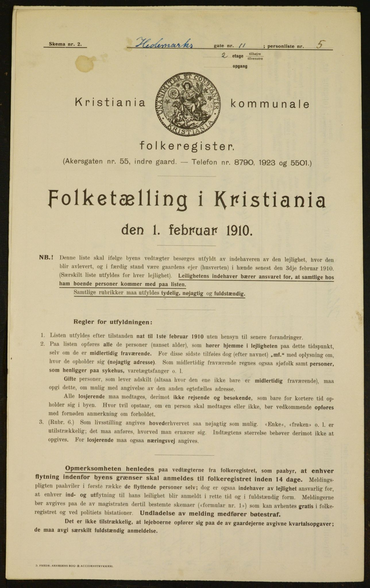 OBA, Municipal Census 1910 for Kristiania, 1910, p. 34790