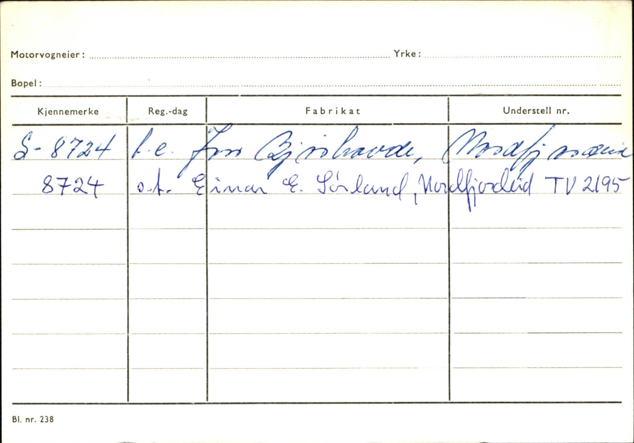 Statens vegvesen, Sogn og Fjordane vegkontor, SAB/A-5301/4/F/L0129: Eigarregistrer Eid A-S, 1945-1975, p. 2014