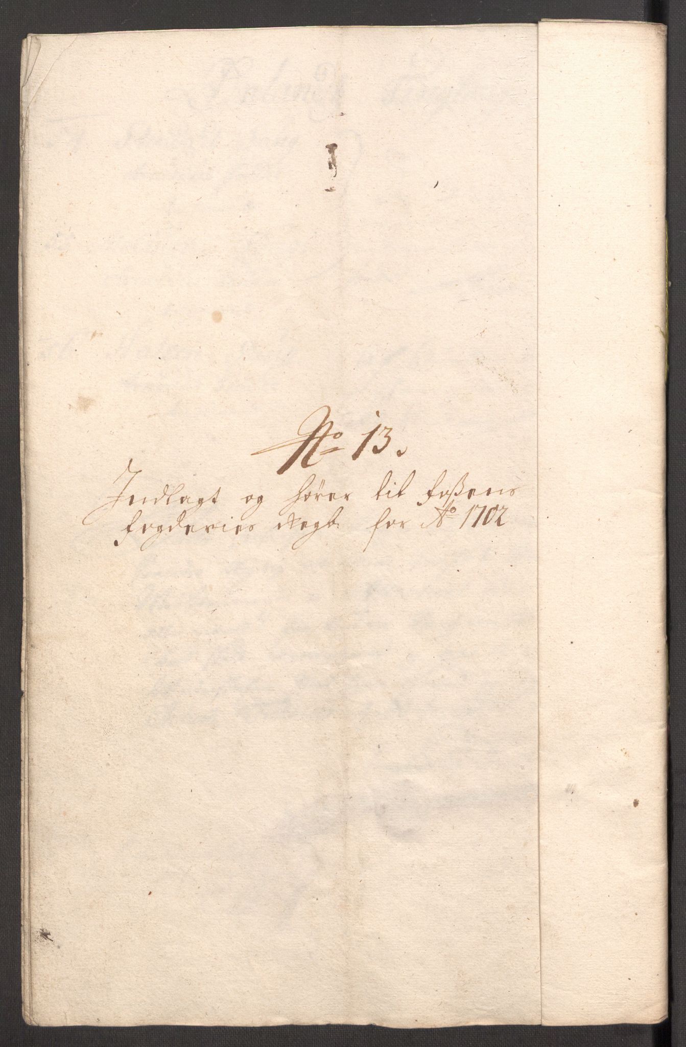 Rentekammeret inntil 1814, Reviderte regnskaper, Fogderegnskap, RA/EA-4092/R57/L3855: Fogderegnskap Fosen, 1702-1703, p. 148