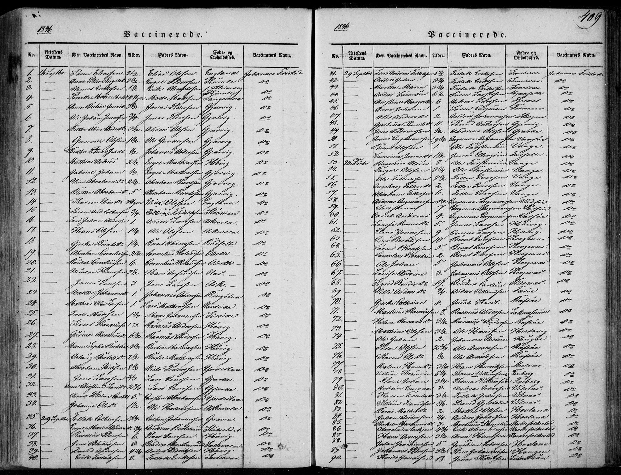 Askvoll sokneprestembete, SAB/A-79501/H/Haa/Haaa/L0011/0002: Parish register (official) no. A 11 II, 1845-1878, p. 409