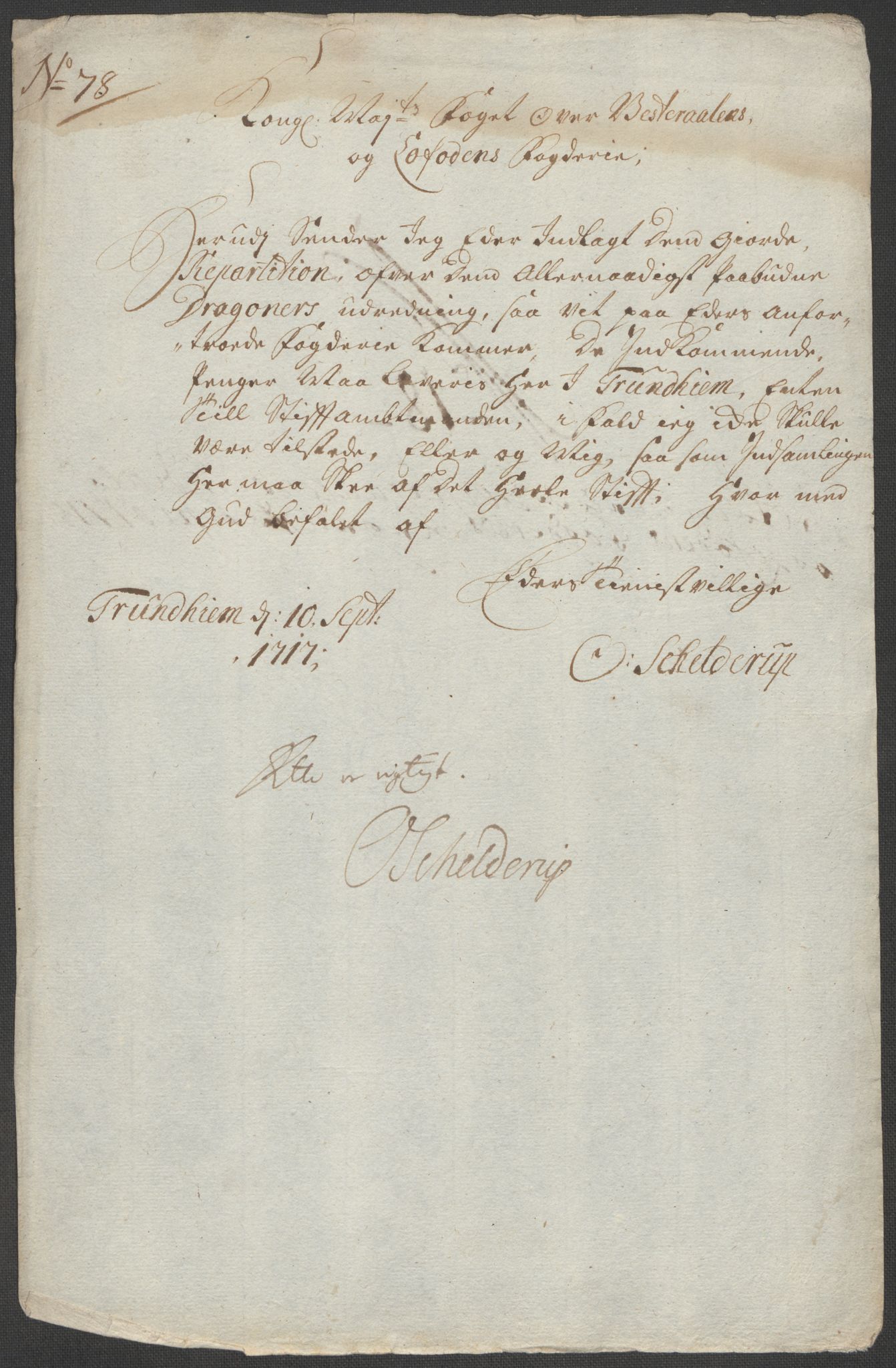 Rentekammeret inntil 1814, Reviderte regnskaper, Fogderegnskap, AV/RA-EA-4092/R67/L4684: Fogderegnskap Vesterålen, Andenes og Lofoten, 1718, p. 187