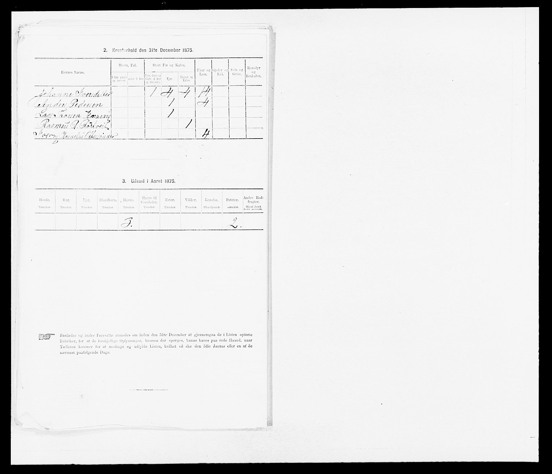 SAB, 1875 census for 1411P Eivindvik, 1875, p. 642