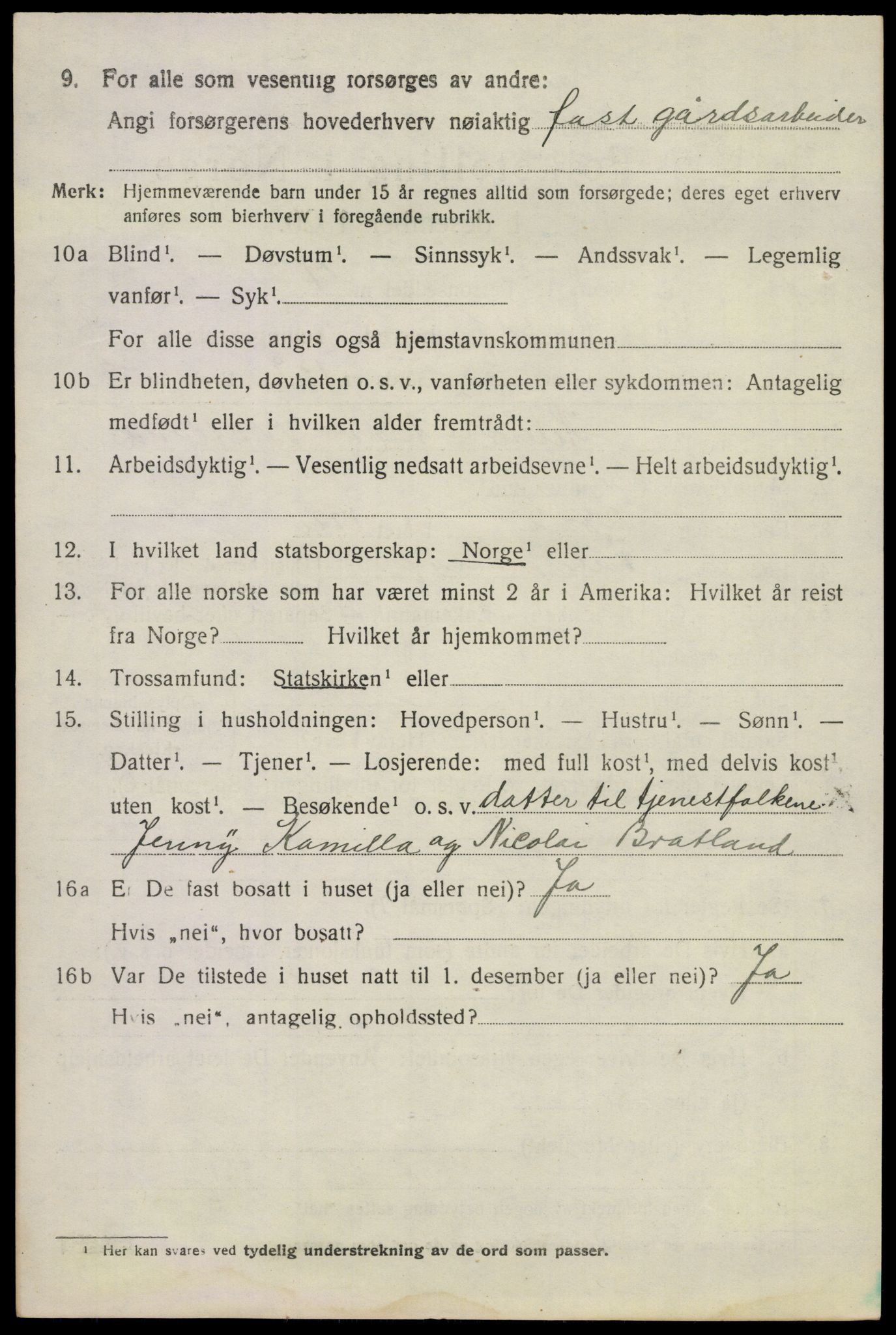 SAKO, 1920 census for Våle, 1920, p. 6581