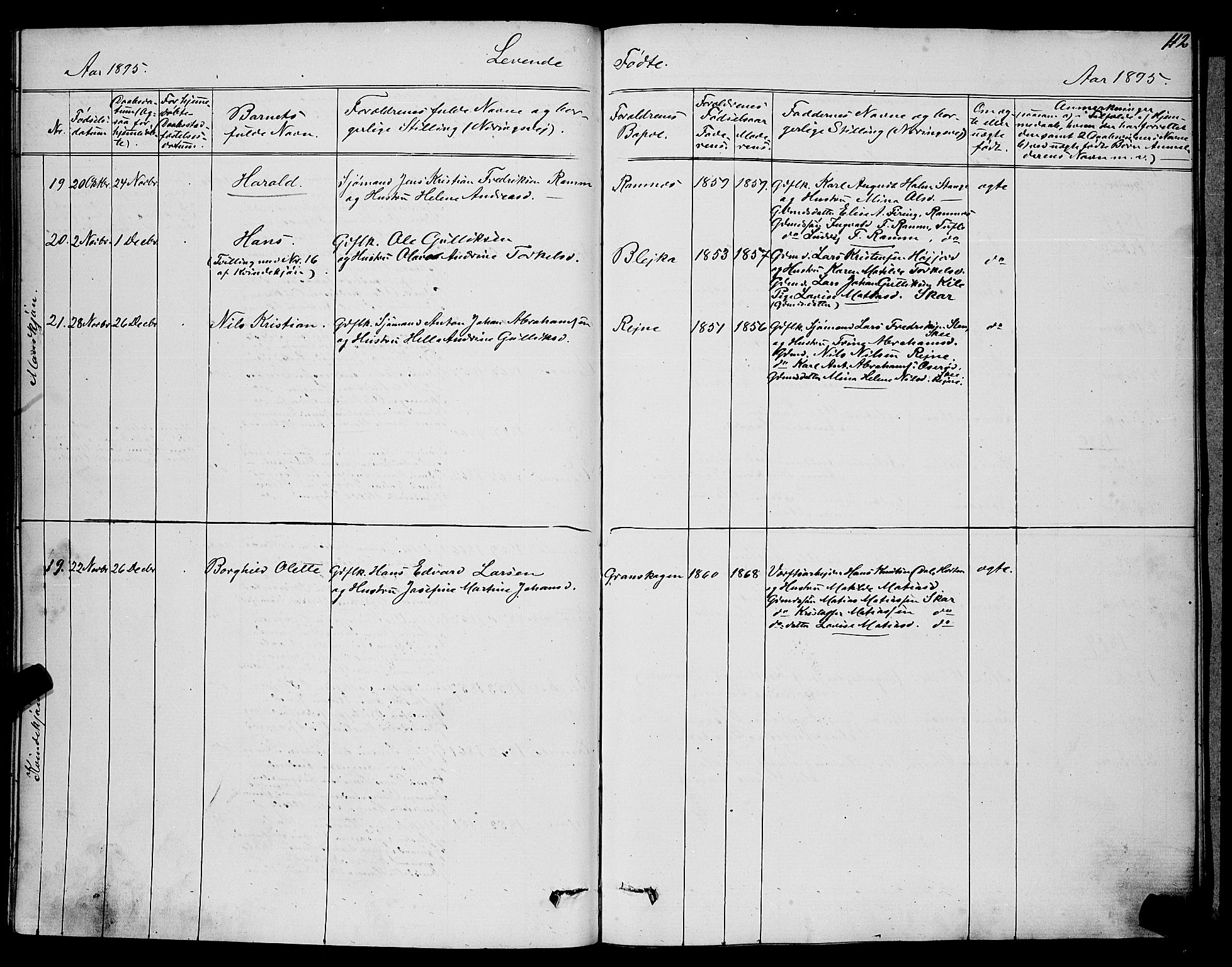 Ramnes kirkebøker, SAKO/A-314/G/Ga/L0003: Parish register (copy) no. I 3, 1870-1896, p. 112