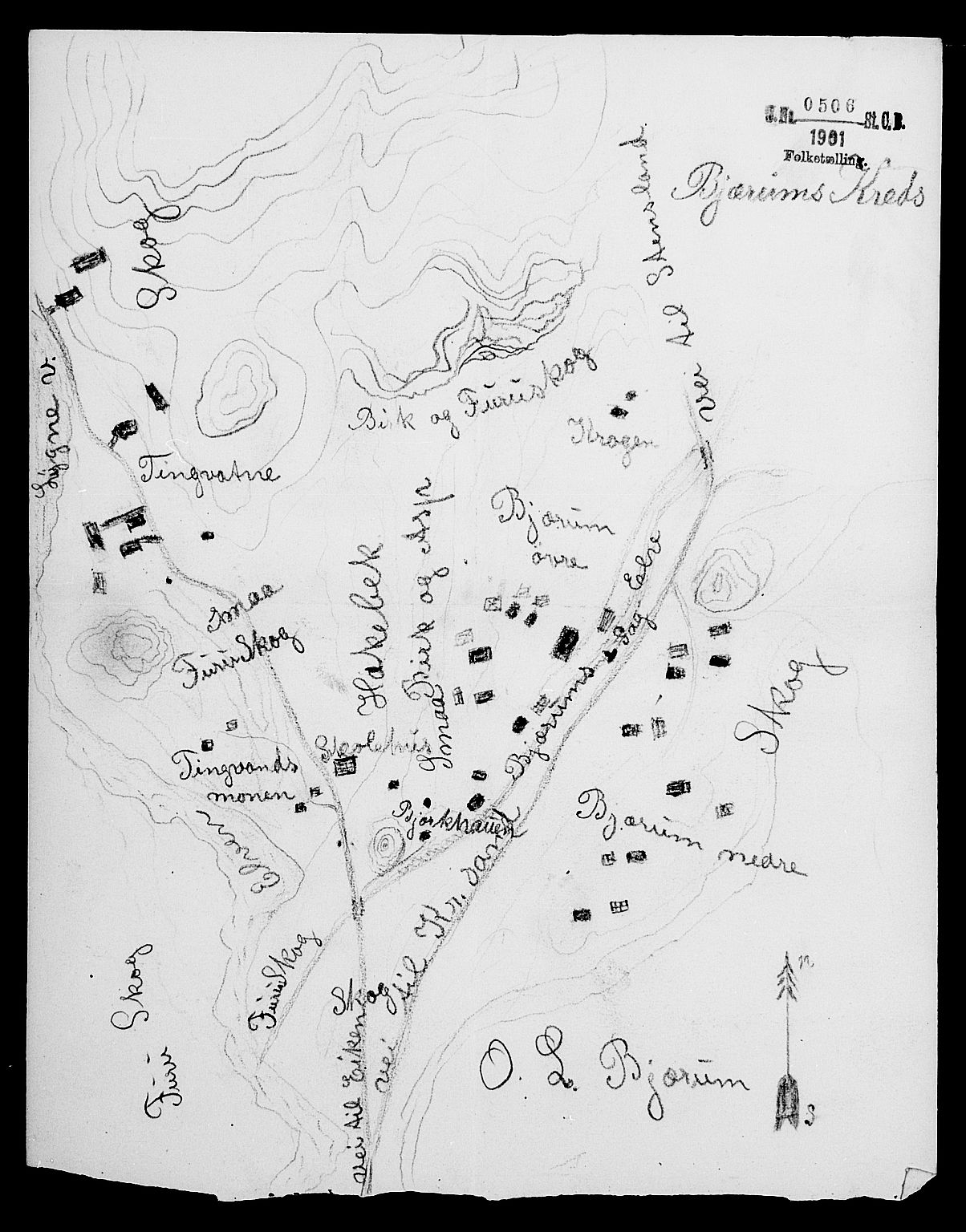 SAK, 1900 census for Hægebostad, 1900, p. 16