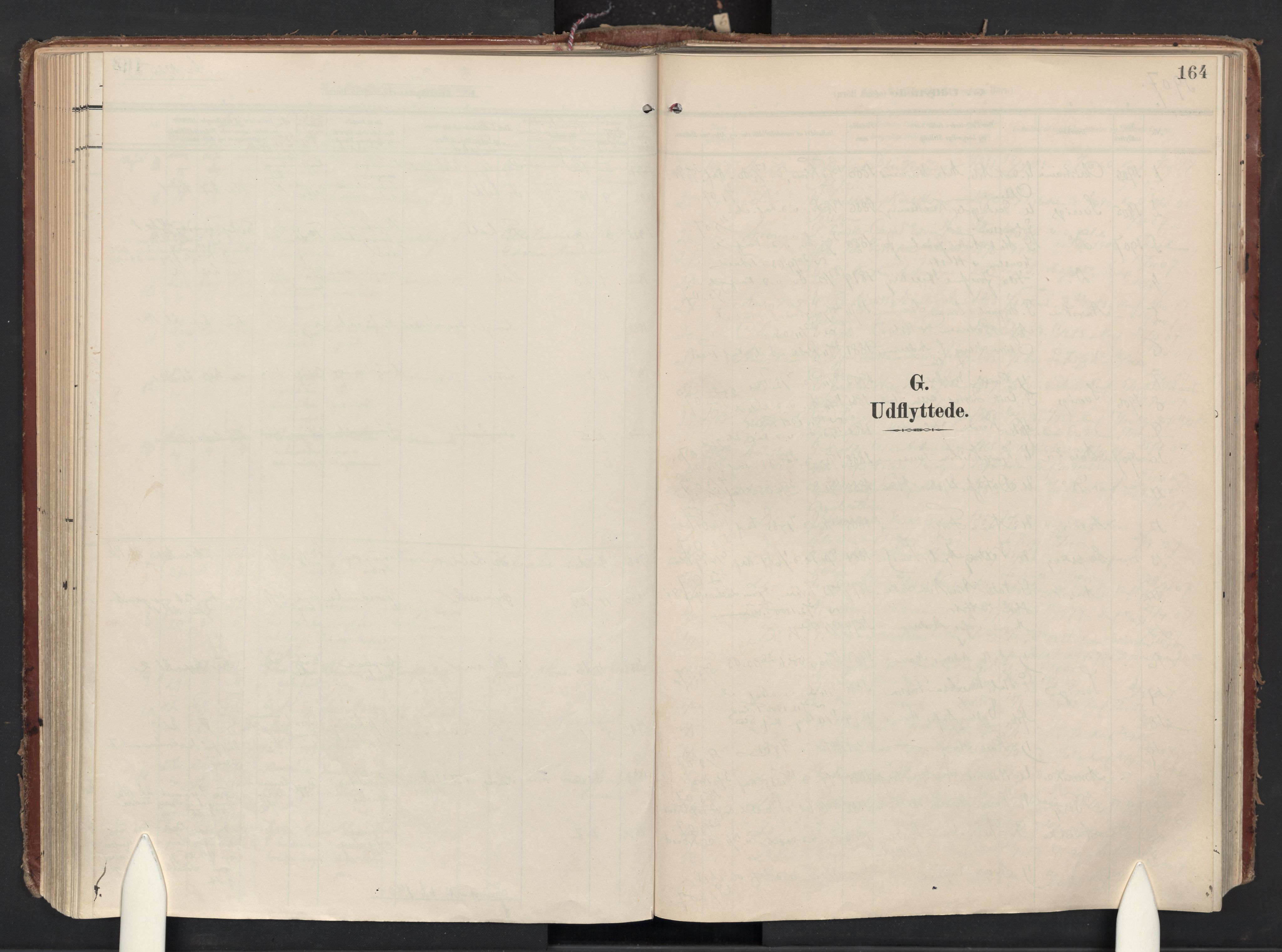Halden prestekontor Kirkebøker, SAO/A-10909/F/Fa/L0016: Parish register (official) no. I 16, 1907-1925, p. 164