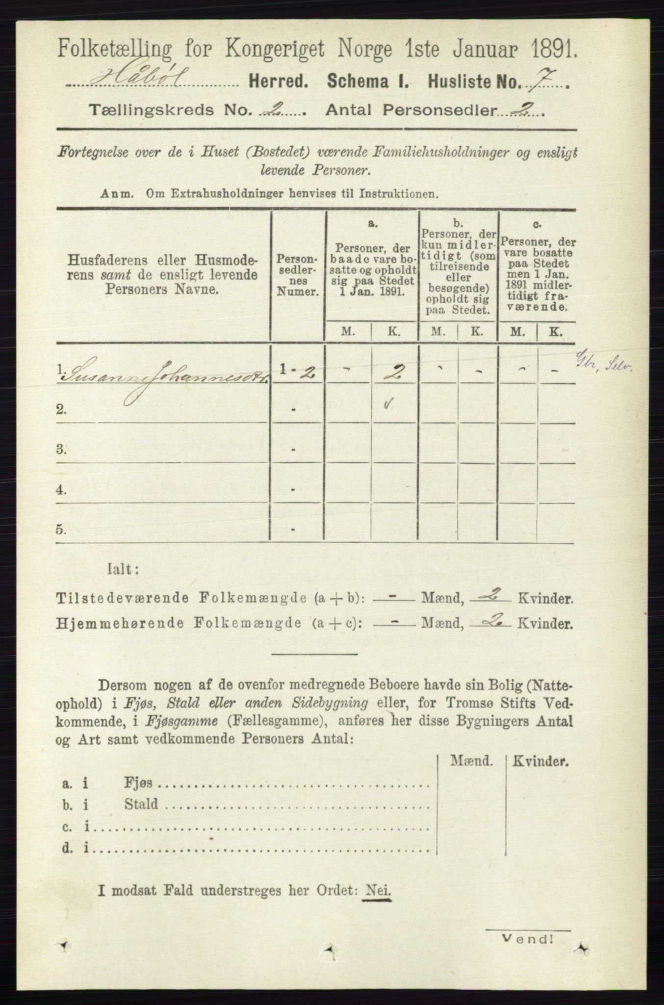 RA, 1891 census for 0138 Hobøl, 1891, p. 933