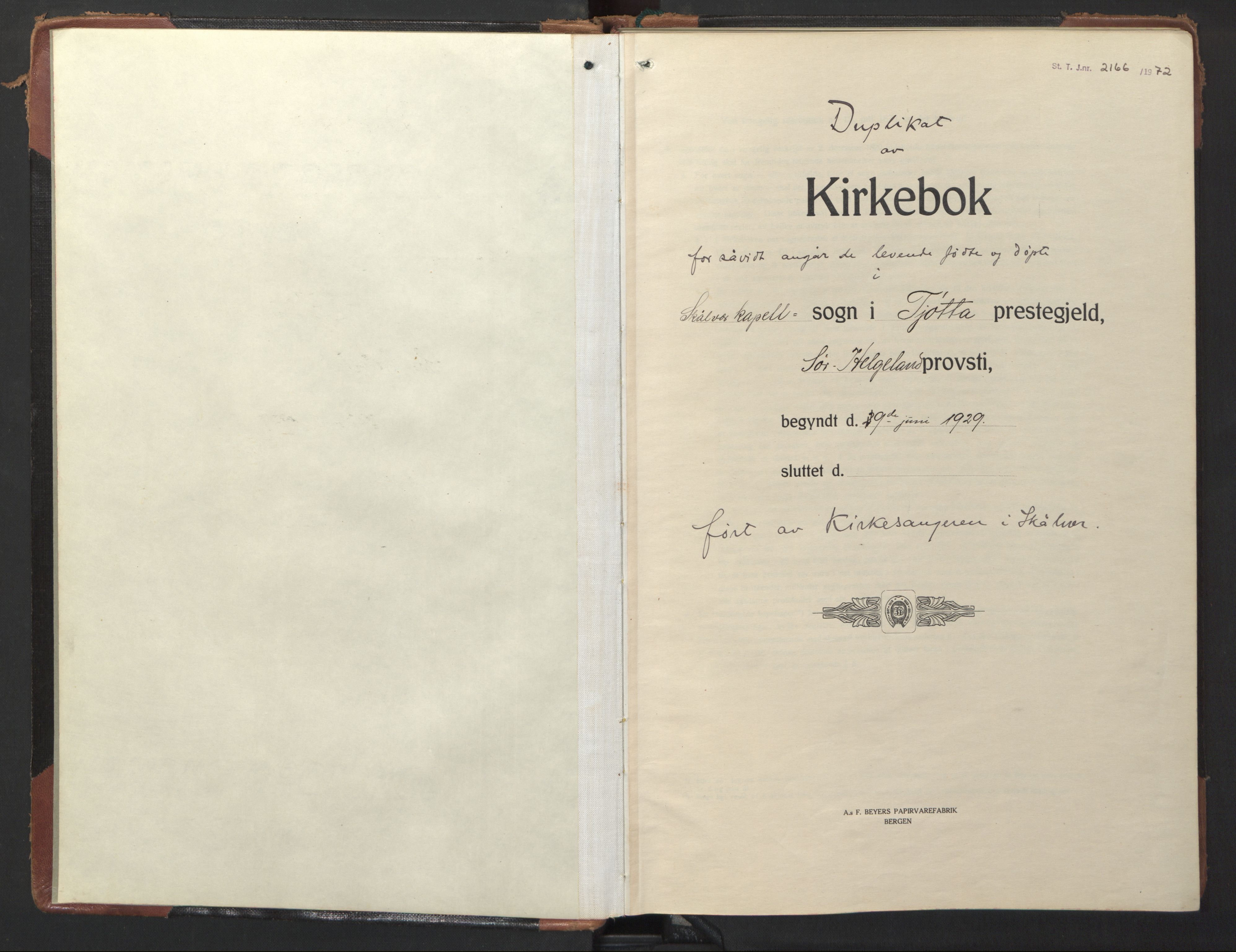 Ministerialprotokoller, klokkerbøker og fødselsregistre - Nordland, AV/SAT-A-1459/818/L0274: Parish register (copy) no. 818C02, 1929-1952