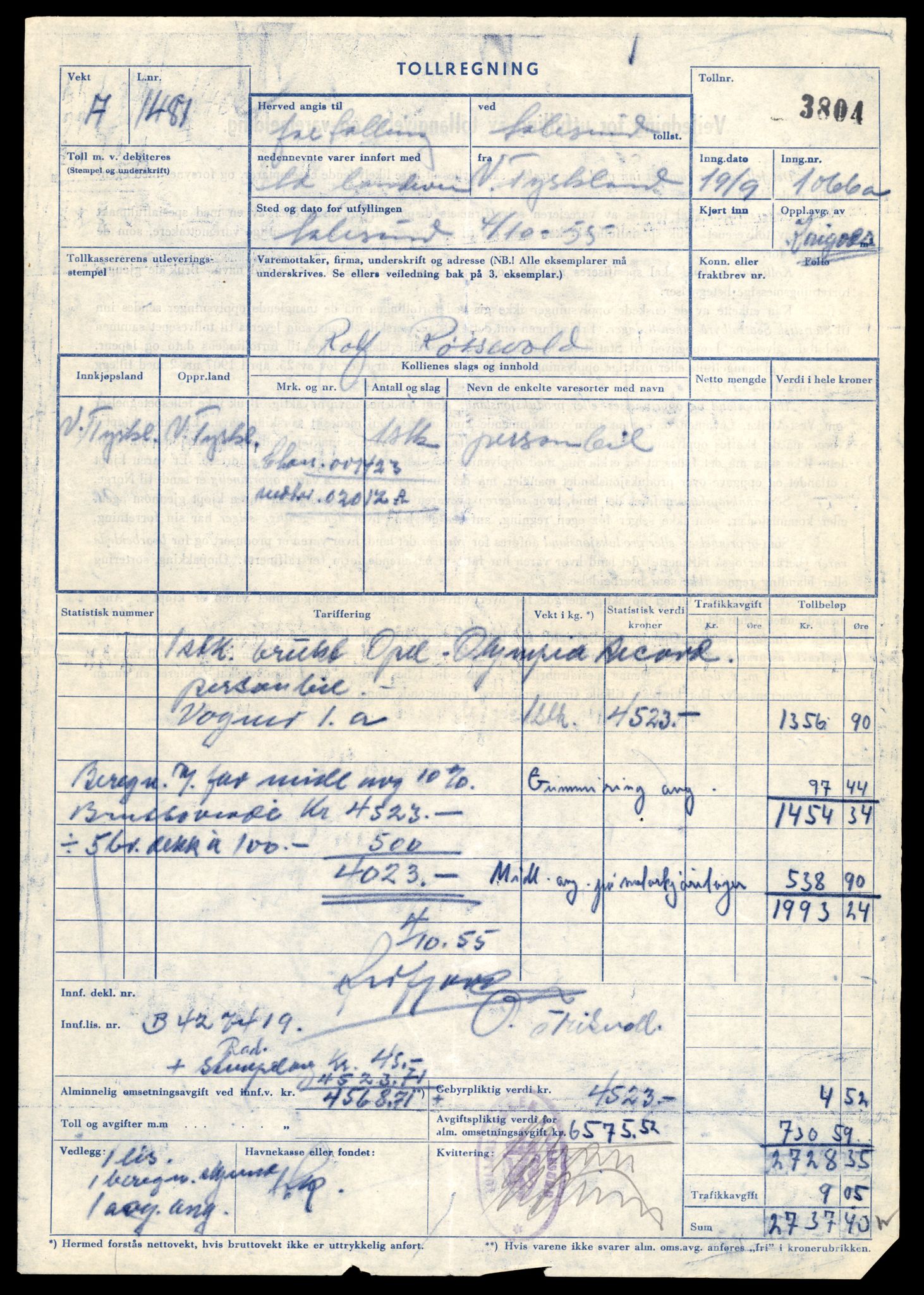 Møre og Romsdal vegkontor - Ålesund trafikkstasjon, AV/SAT-A-4099/F/Fe/L0049: Registreringskort for kjøretøy T 14864 - T 18613, 1927-1998, p. 1355