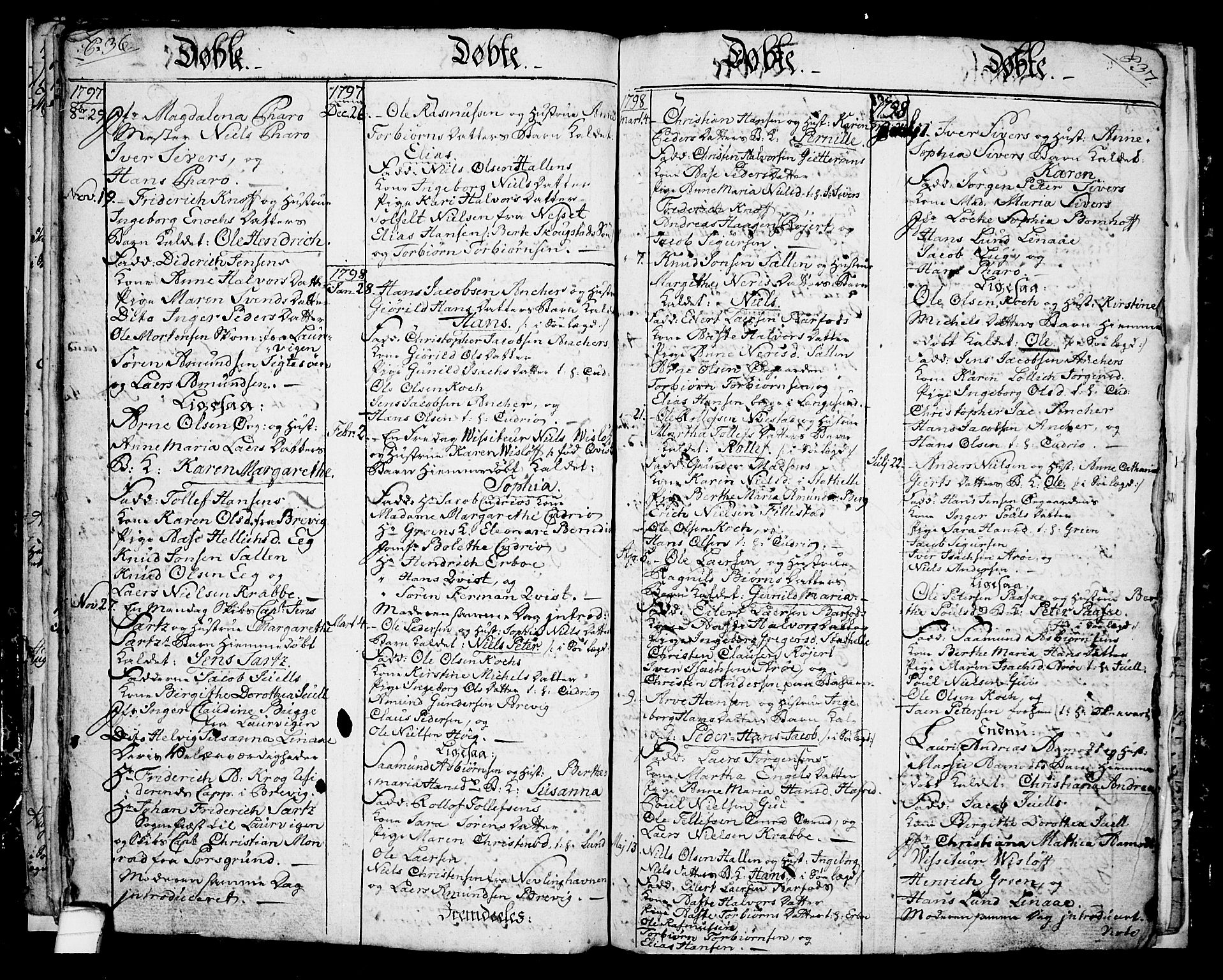Langesund kirkebøker, SAKO/A-280/G/Ga/L0001: Parish register (copy) no. 1, 1783-1801, p. 36-37