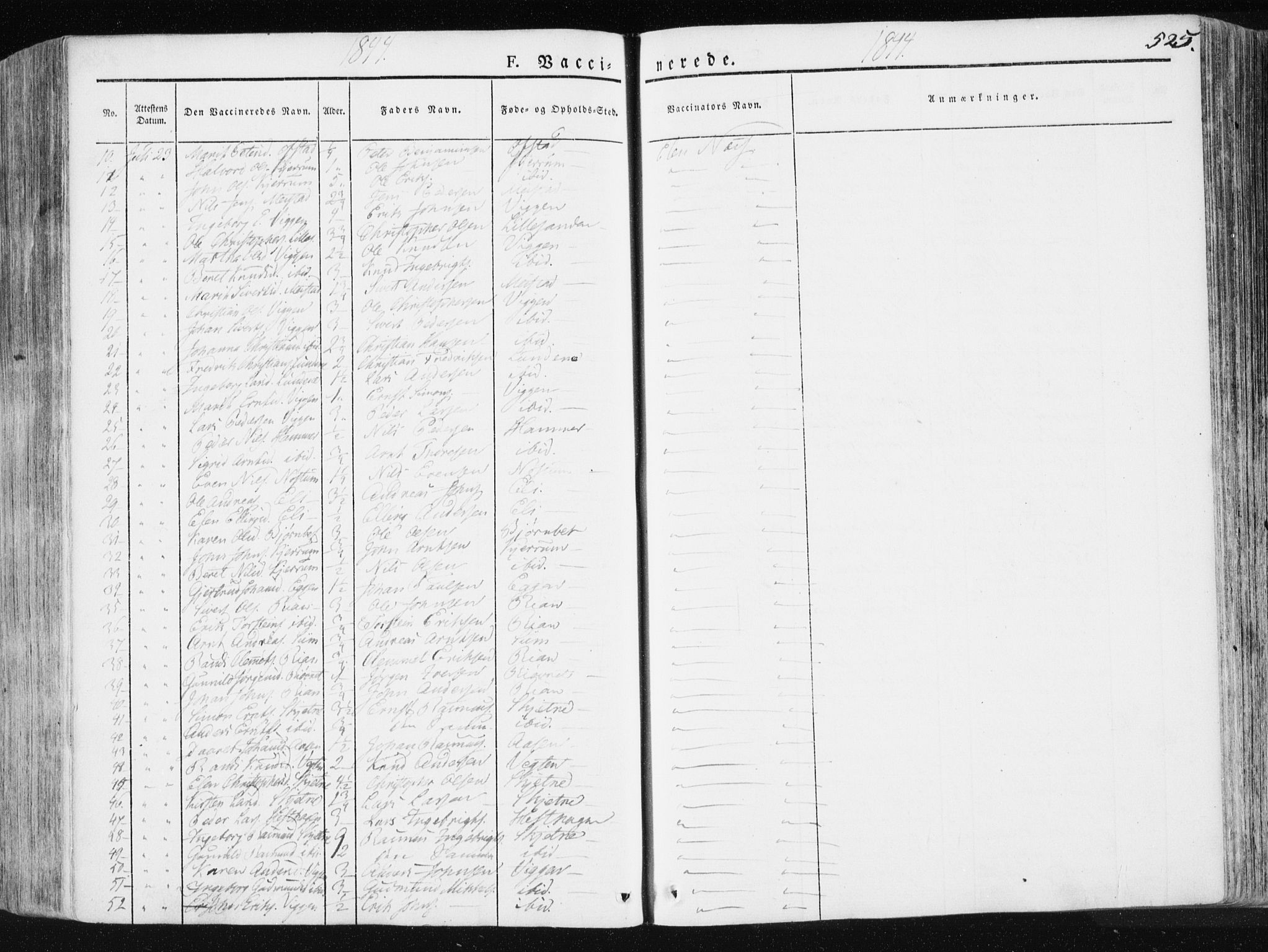 Ministerialprotokoller, klokkerbøker og fødselsregistre - Sør-Trøndelag, SAT/A-1456/665/L0771: Parish register (official) no. 665A06, 1830-1856, p. 525
