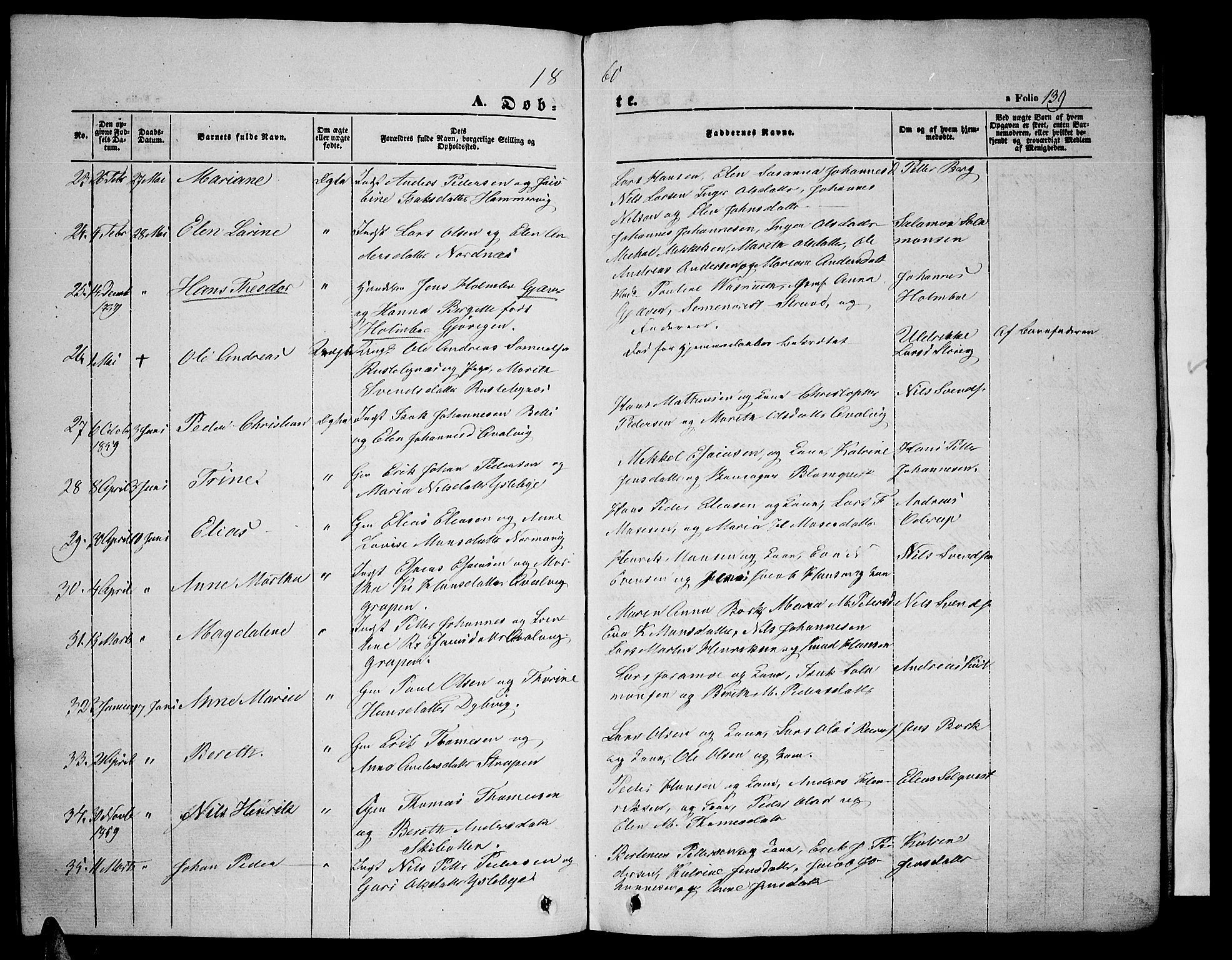 Lyngen sokneprestembete, AV/SATØ-S-1289/H/He/Heb/L0002klokker: Parish register (copy) no. 2, 1839-1860, p. 139