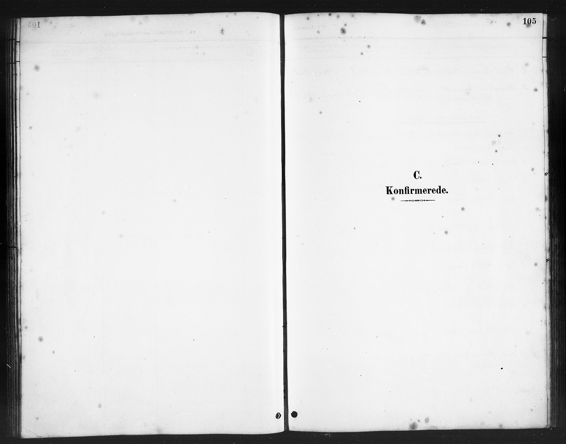 Ministerialprotokoller, klokkerbøker og fødselsregistre - Nordland, SAT/A-1459/808/L0131: Parish register (copy) no. 808C02, 1879-1919, p. 105