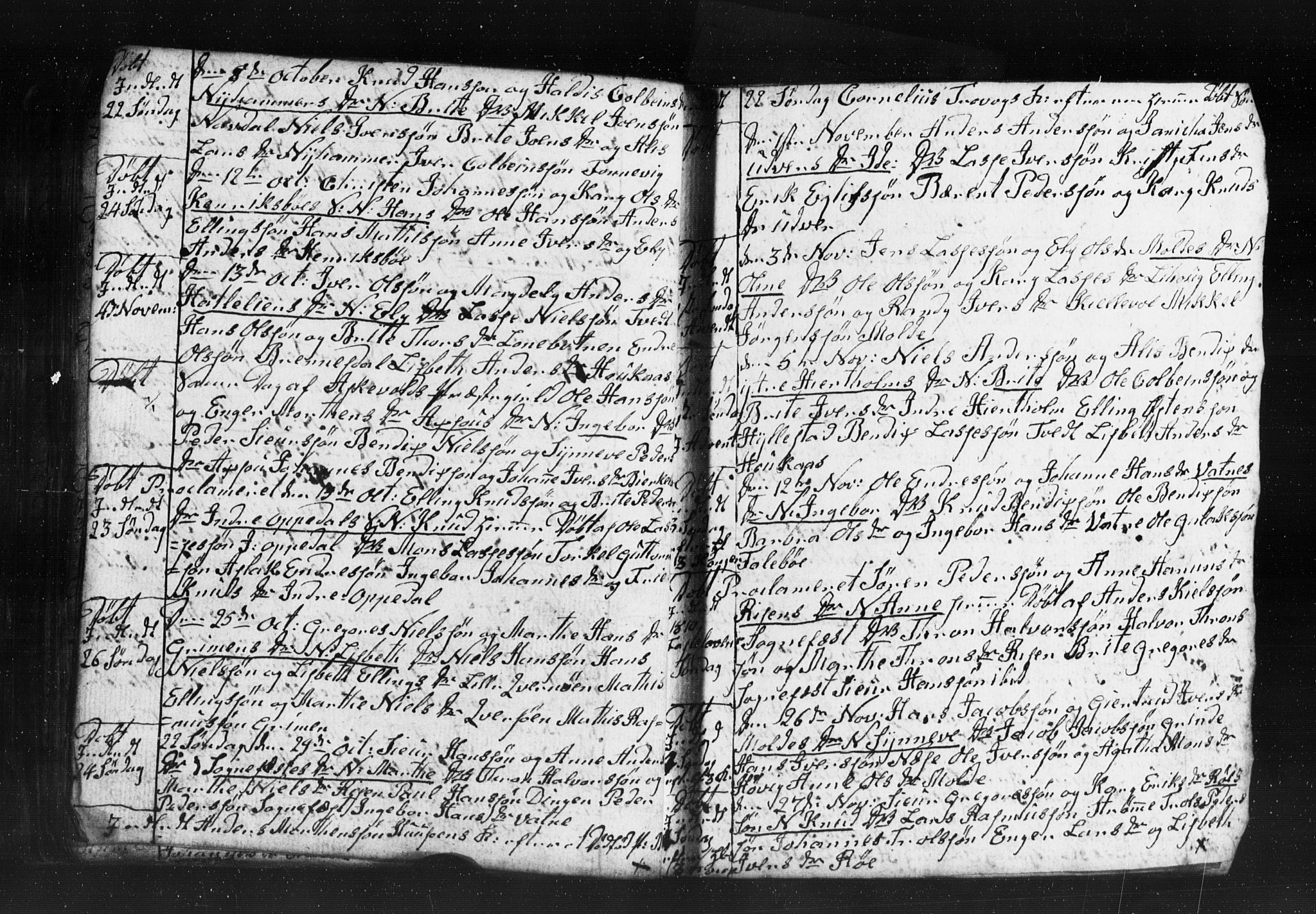 Gulen sokneprestembete, AV/SAB-A-80201/H/Hab: Parish register (copy) no. A 2, 1791-1814