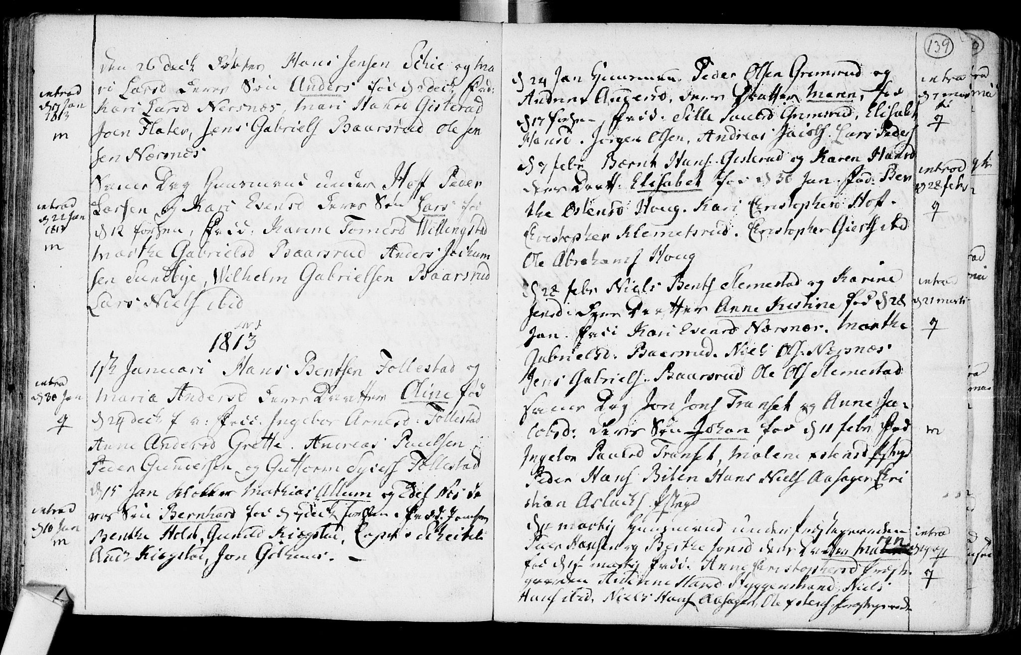 Røyken kirkebøker, SAKO/A-241/F/Fa/L0003: Parish register (official) no. 3, 1782-1813, p. 139