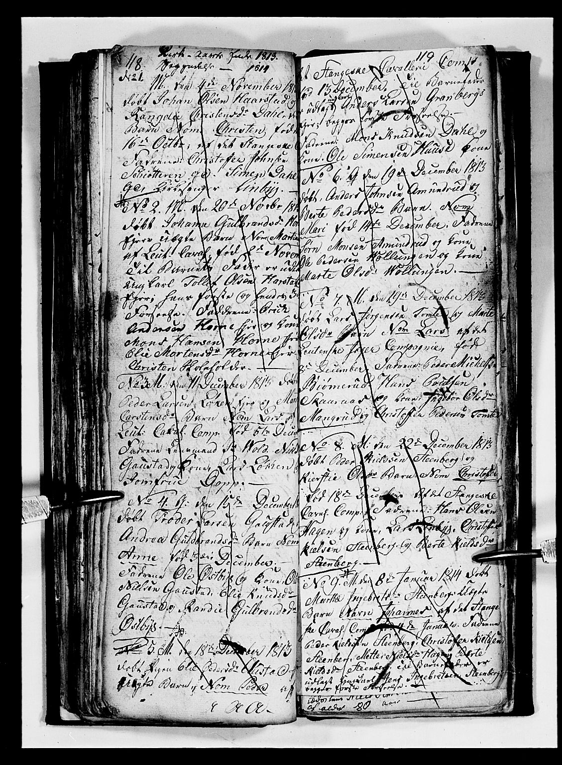 Romedal prestekontor, AV/SAH-PREST-004/L/L0004: Parish register (copy) no. 4, 1807-1814, p. 118-119