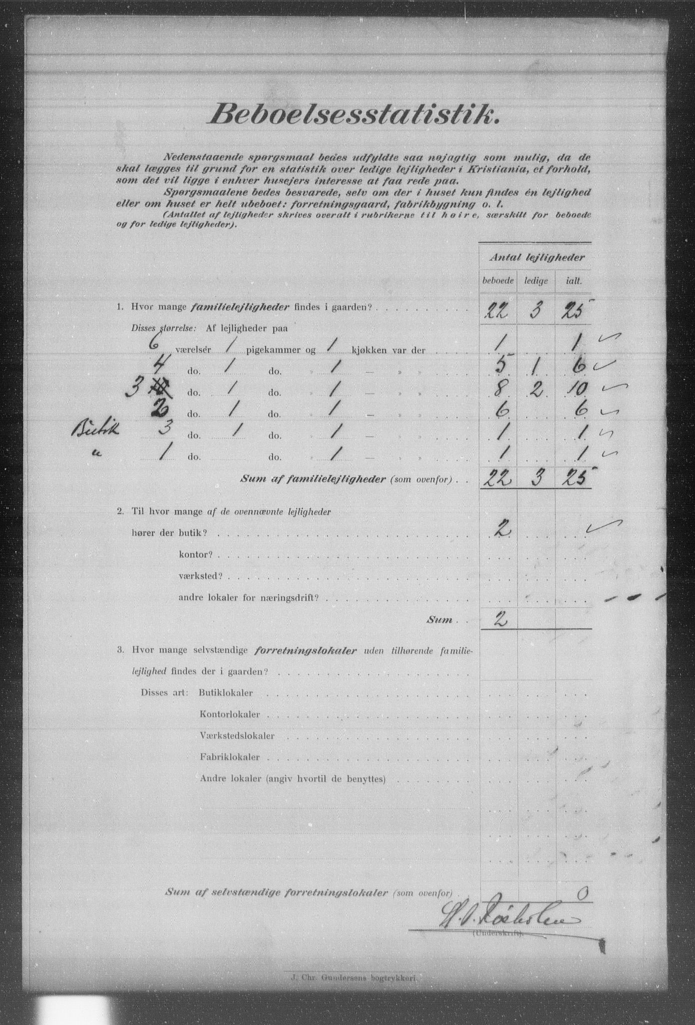 OBA, Municipal Census 1903 for Kristiania, 1903, p. 1029