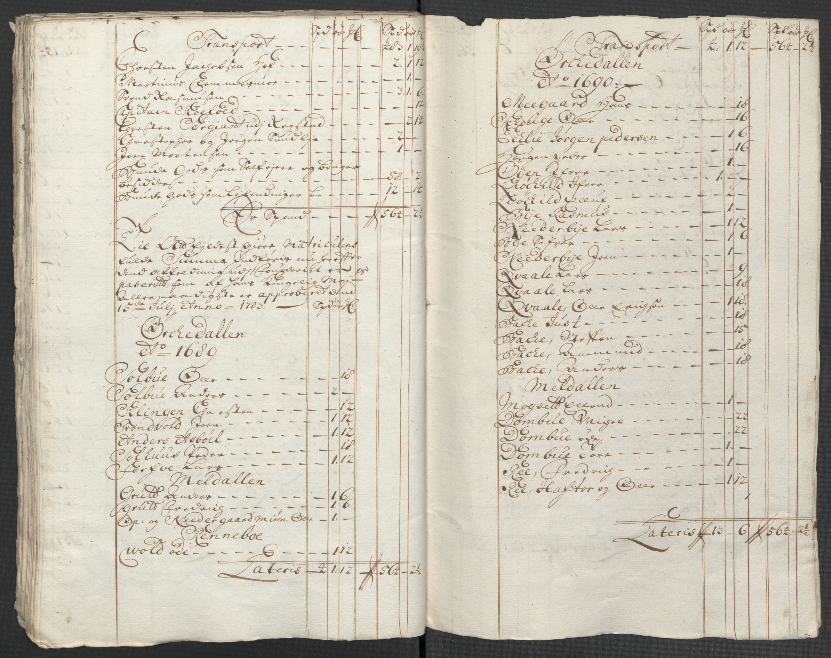 Rentekammeret inntil 1814, Reviderte regnskaper, Fogderegnskap, RA/EA-4092/R60/L3960: Fogderegnskap Orkdal og Gauldal, 1710, p. 85