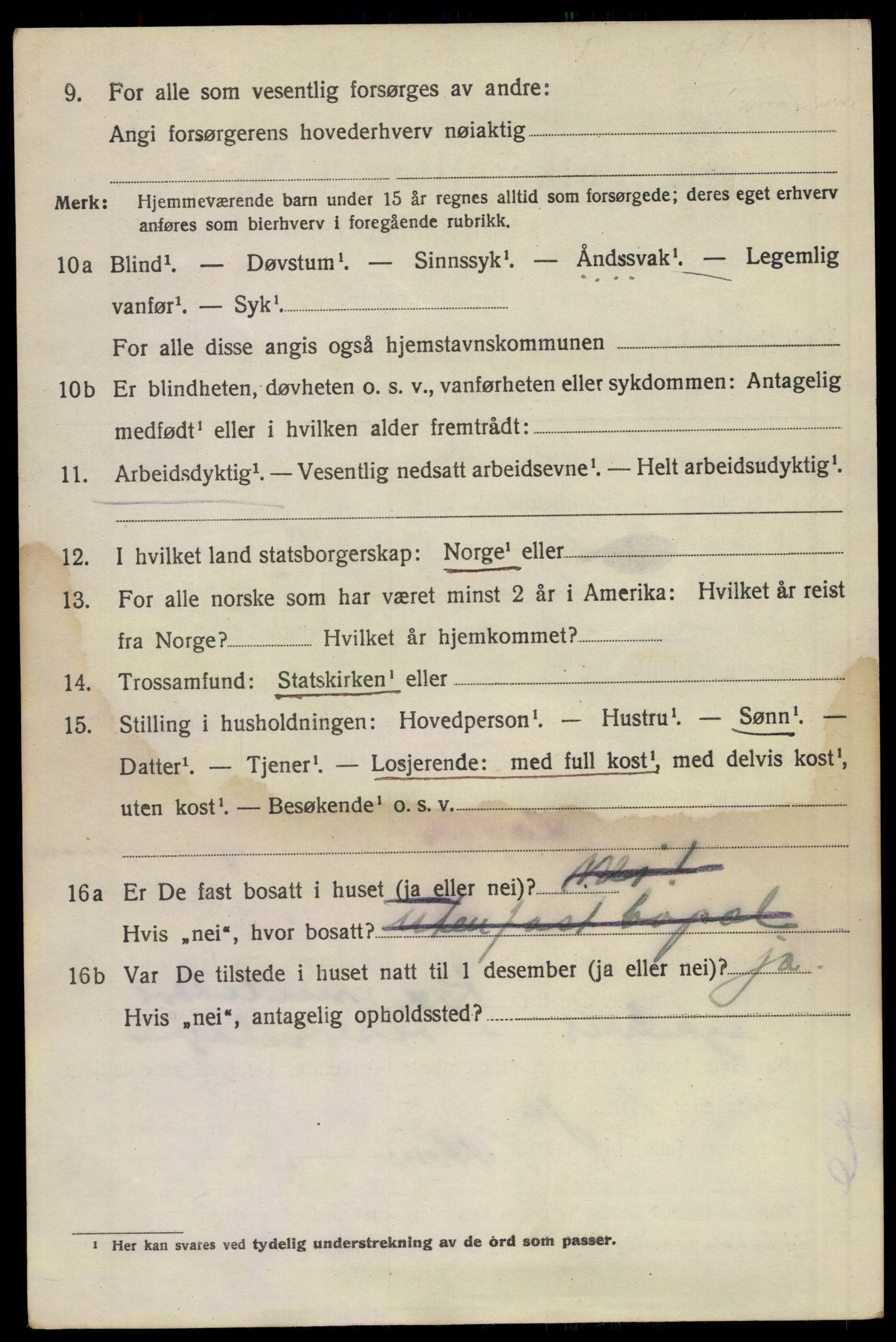 SAO, 1920 census for Kristiania, 1920, p. 366904