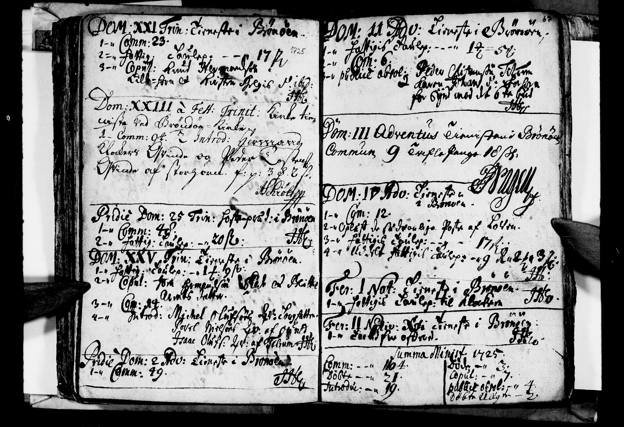 Ministerialprotokoller, klokkerbøker og fødselsregistre - Nordland, SAT/A-1459/813/L0194: Parish register (official) no. 813A04, 1719-1758, p. 67