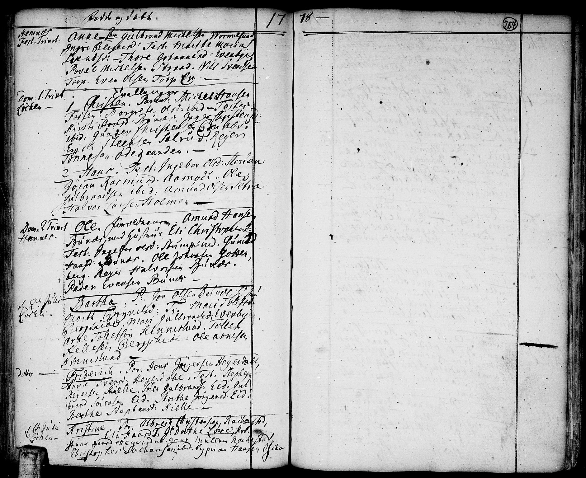 Høland prestekontor Kirkebøker, SAO/A-10346a/F/Fa/L0004: Parish register (official) no. I 4, 1757-1780, p. 254