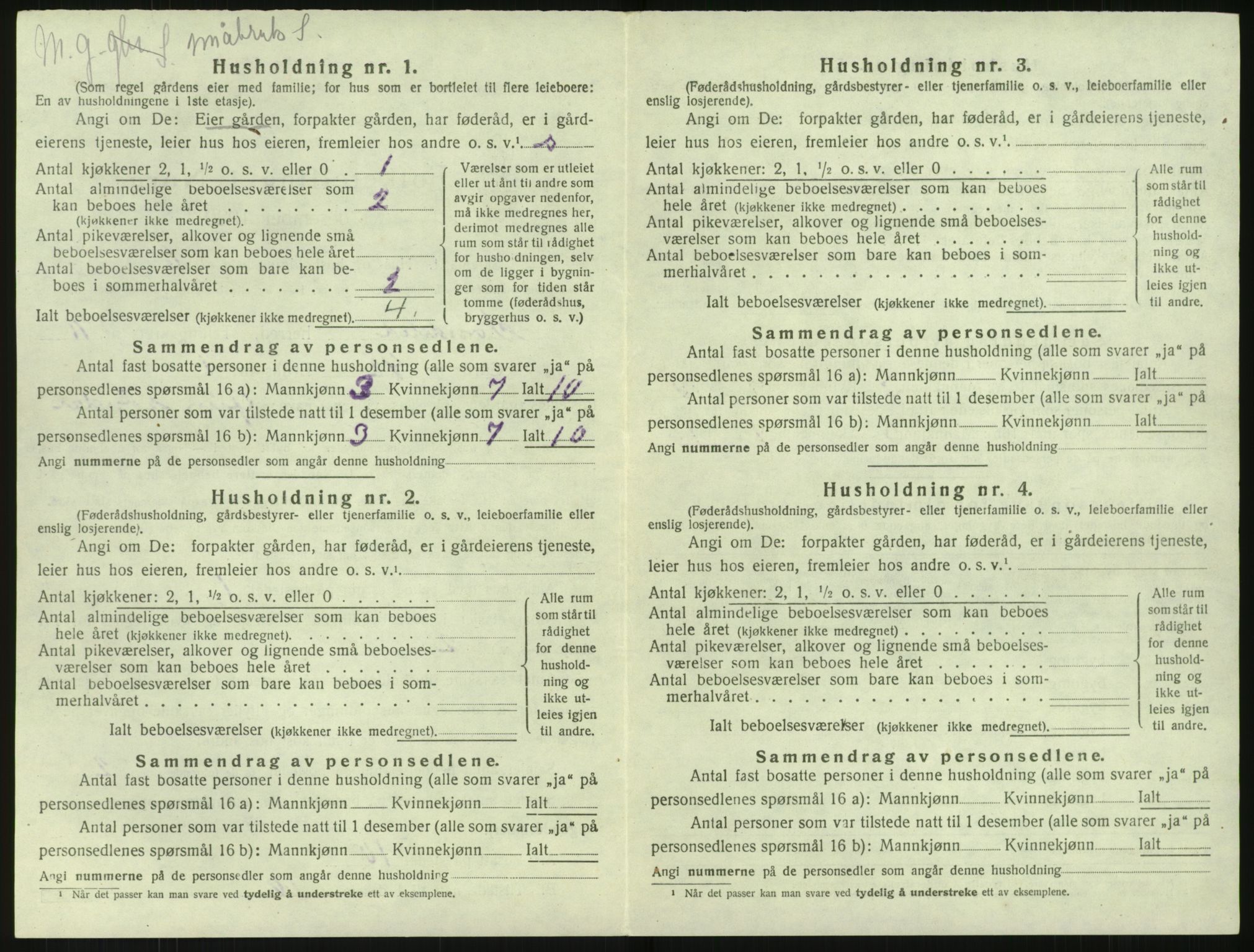 SAK, 1920 census for Søndeled, 1920, p. 904