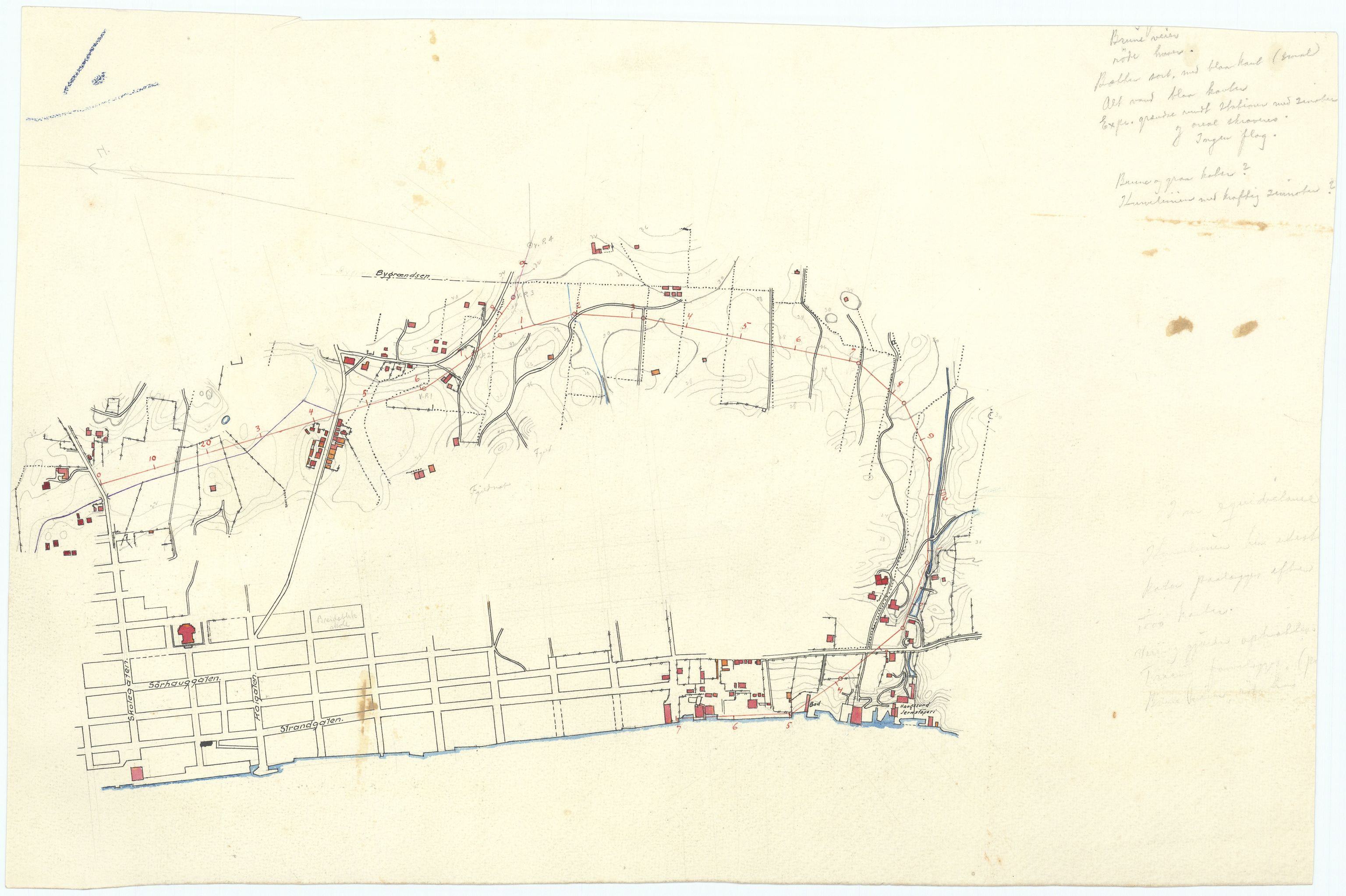 Norges Statsbaner, Jernbaneundersøkelsen, AV/RA-S-4122/F/Fa/L0198: Haugesund - Odda, 1911-1916, p. 2