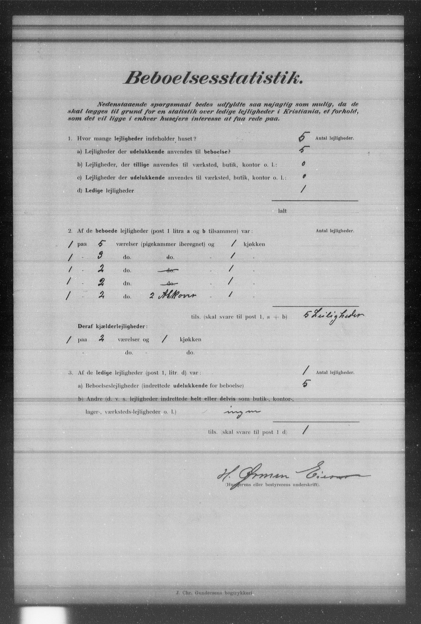 OBA, Municipal Census 1902 for Kristiania, 1902, p. 18662