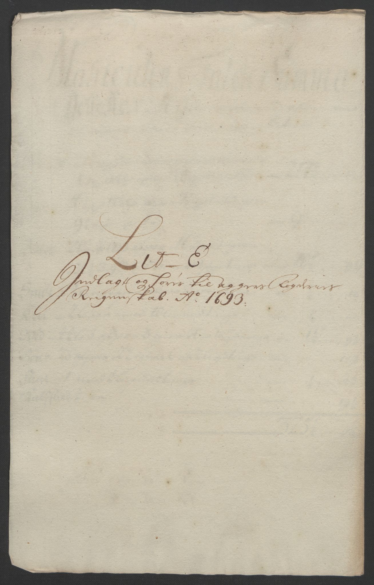 Rentekammeret inntil 1814, Reviderte regnskaper, Fogderegnskap, AV/RA-EA-4092/R08/L0426: Fogderegnskap Aker, 1692-1693, p. 339