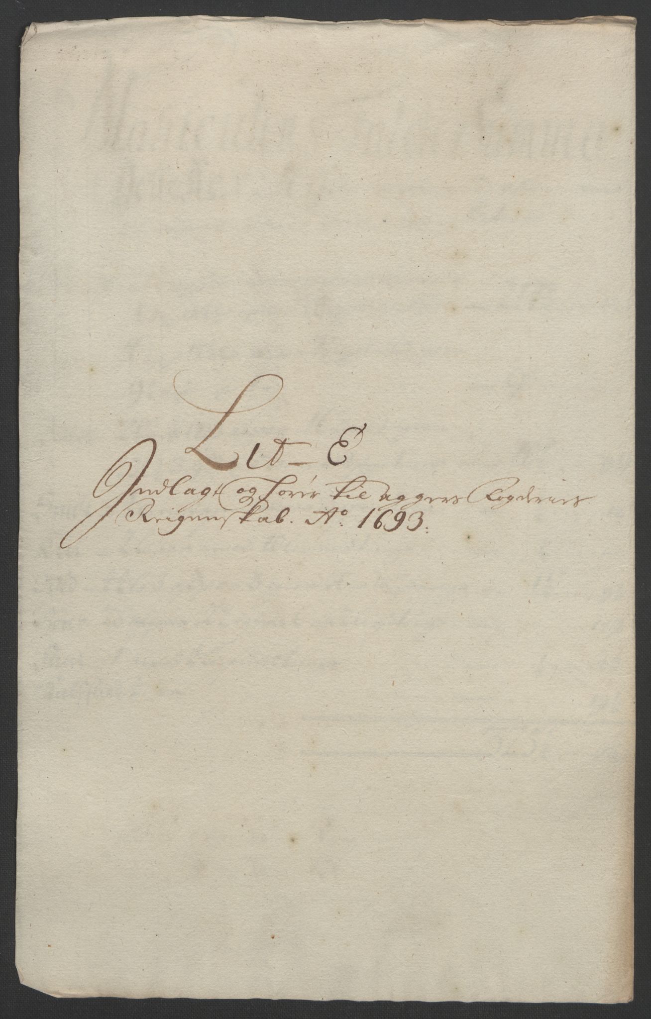 Rentekammeret inntil 1814, Reviderte regnskaper, Fogderegnskap, RA/EA-4092/R08/L0426: Fogderegnskap Aker, 1692-1693, p. 339