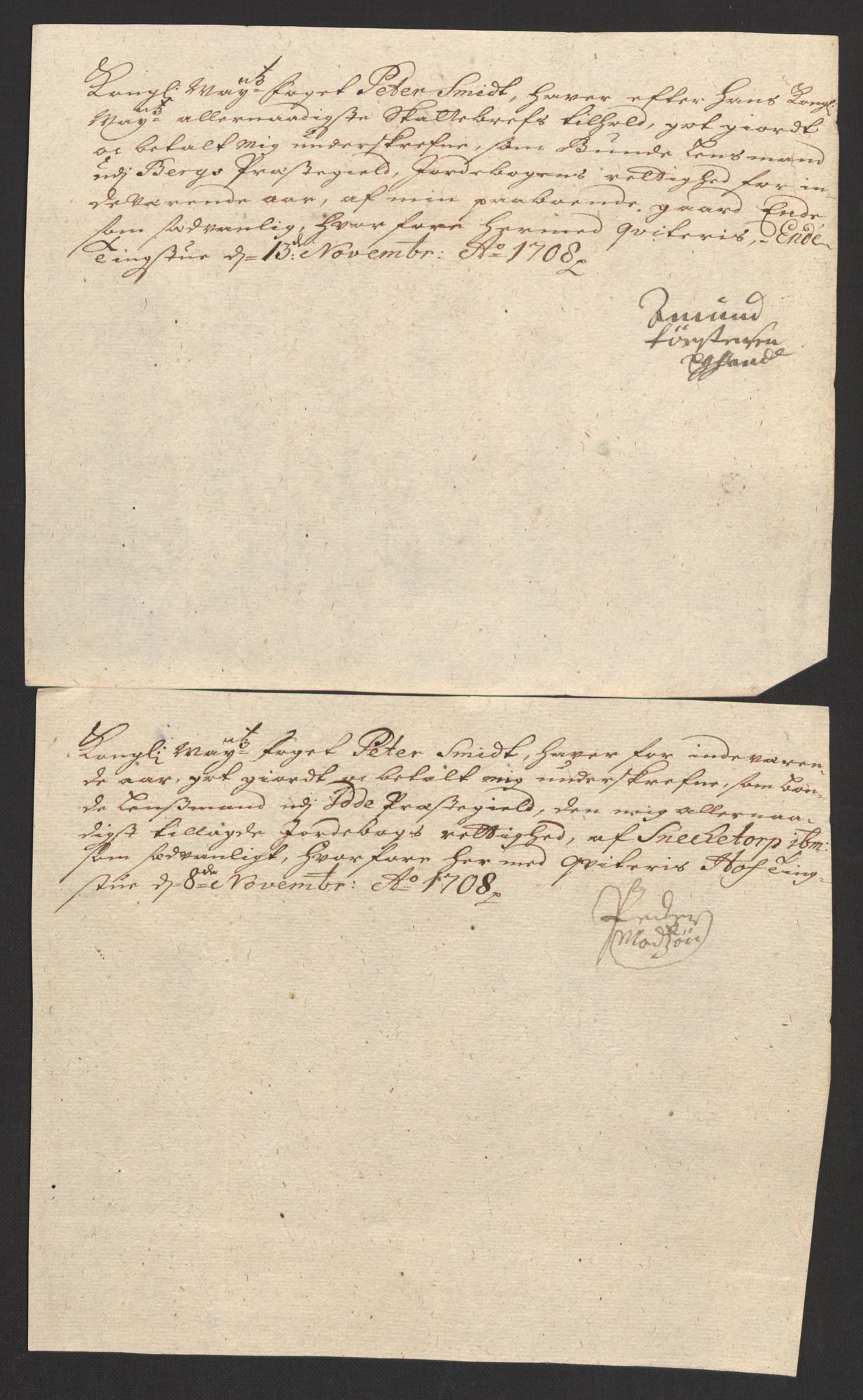 Rentekammeret inntil 1814, Reviderte regnskaper, Fogderegnskap, AV/RA-EA-4092/R01/L0018: Fogderegnskap Idd og Marker, 1707-1709, p. 236