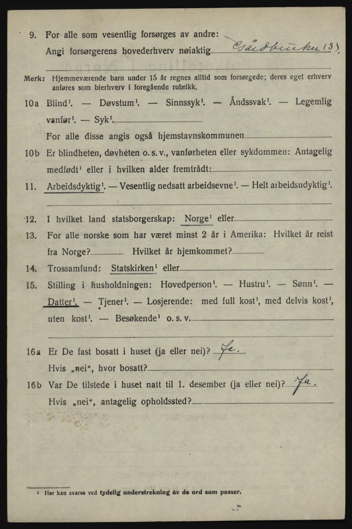 SAO, 1920 census for Skjeberg, 1920, p. 9084