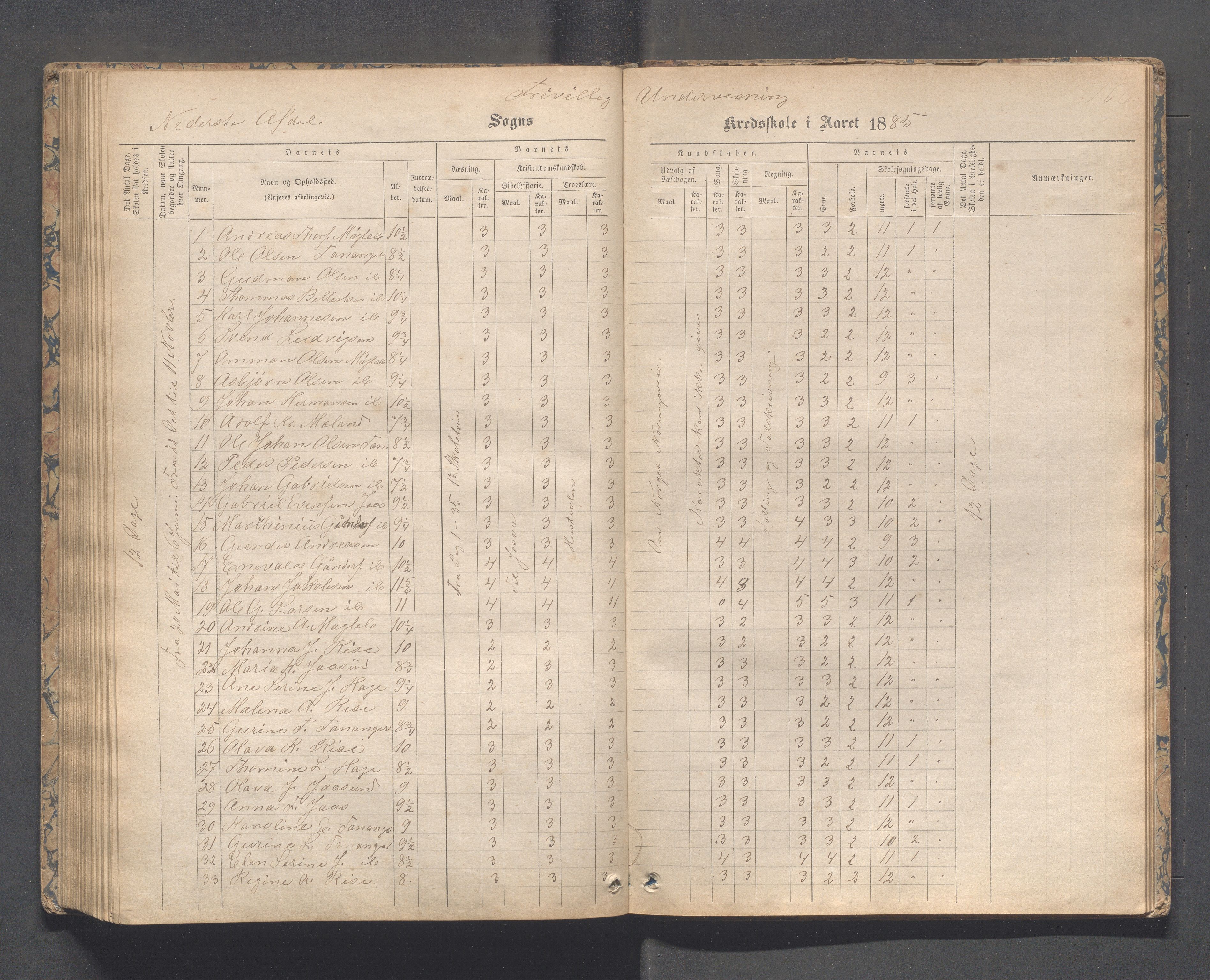 Håland kommune - Tananger skole, IKAR/K-102443/F/L0003: Skoleprotokoll , 1867-1884, p. 165b-166a