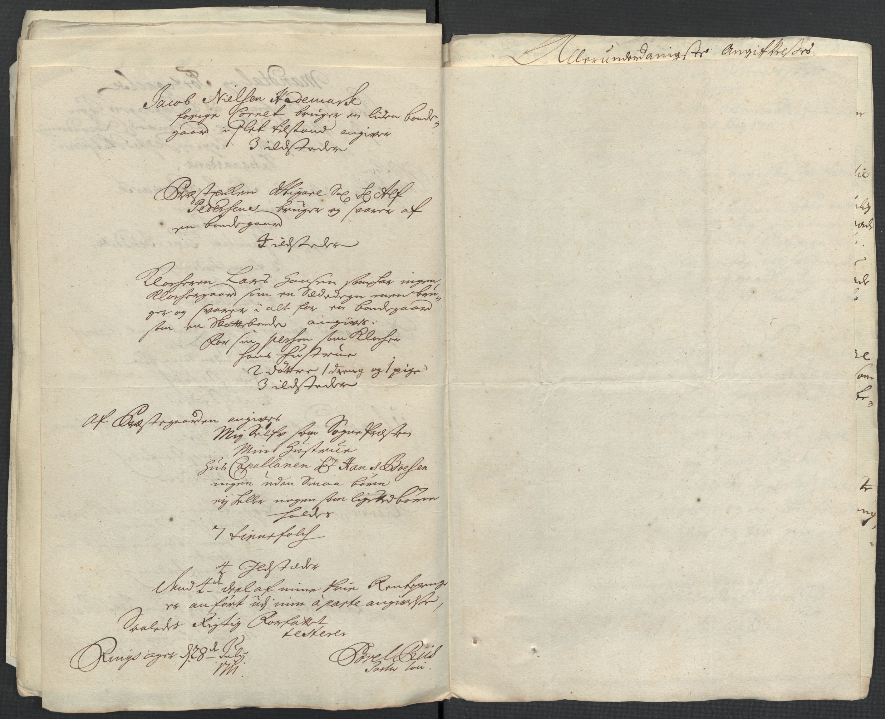 Rentekammeret inntil 1814, Reviderte regnskaper, Fogderegnskap, RA/EA-4092/R16/L1047: Fogderegnskap Hedmark, 1711, p. 376