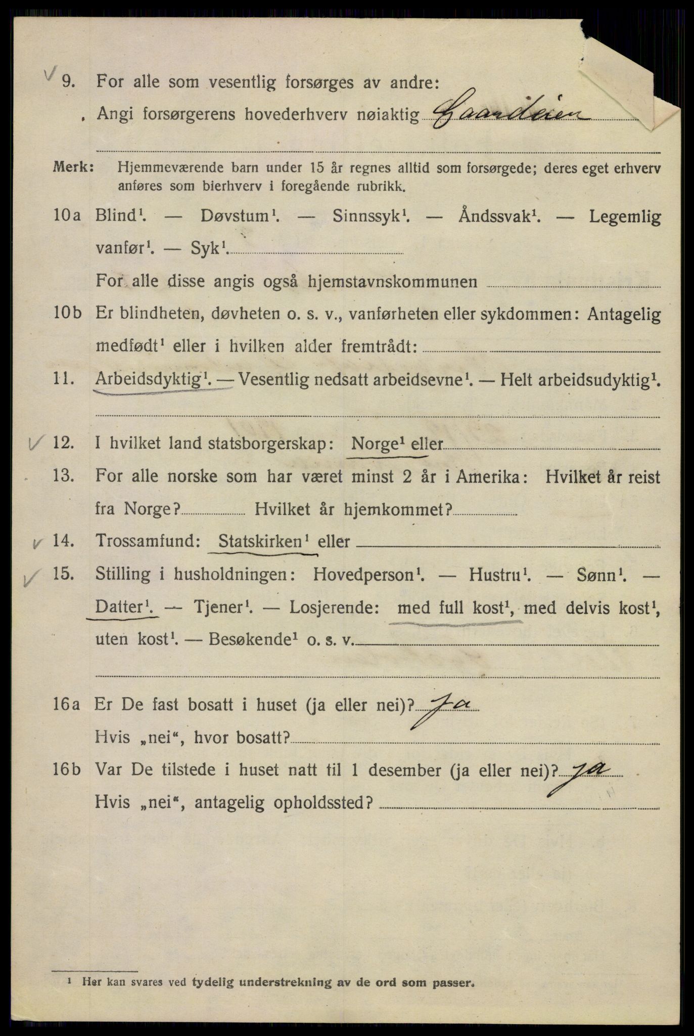 SAO, 1920 census for Kristiania, 1920, p. 272432