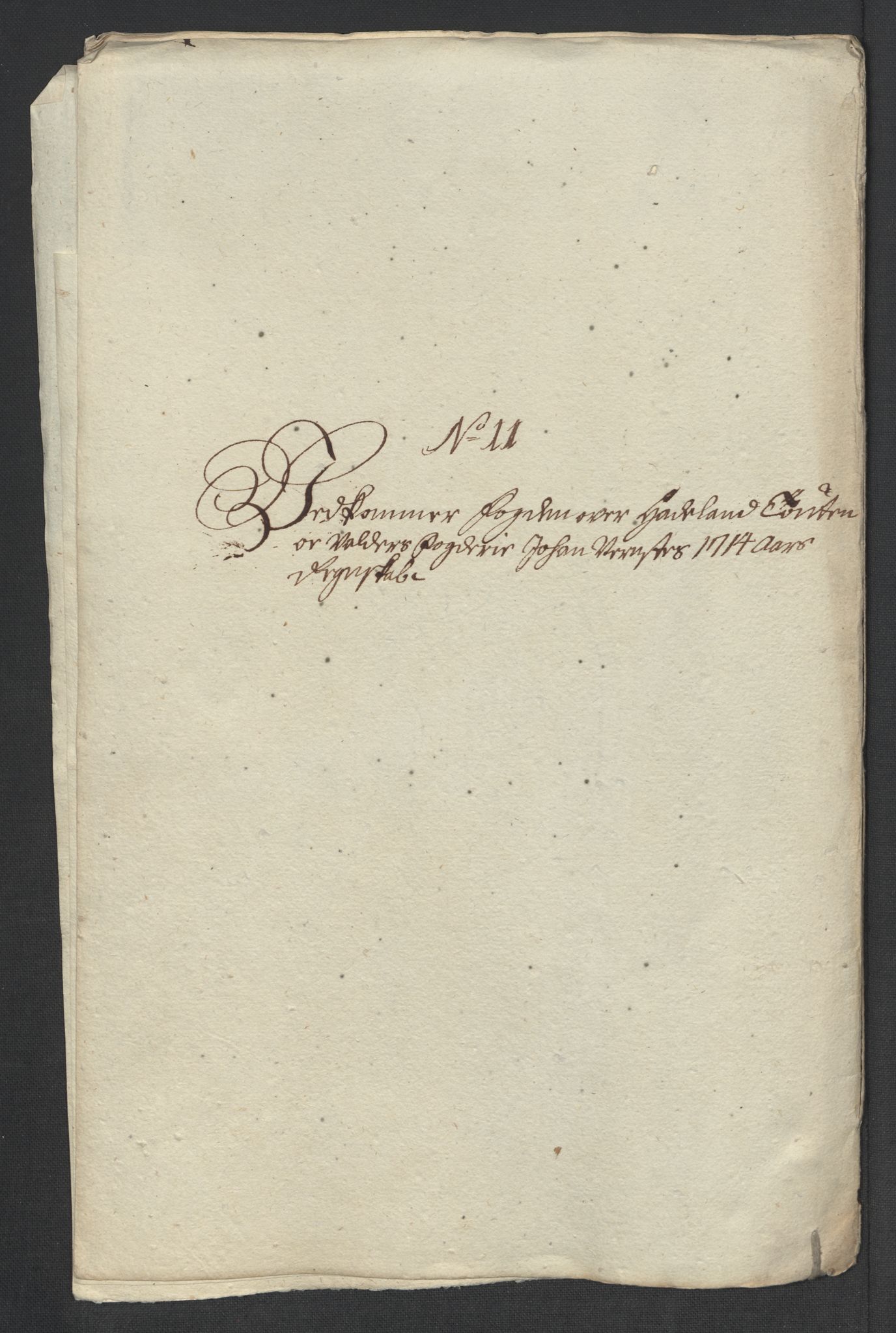 Rentekammeret inntil 1814, Reviderte regnskaper, Fogderegnskap, RA/EA-4092/R18/L1313: Fogderegnskap Hadeland, Toten og Valdres, 1714, p. 115