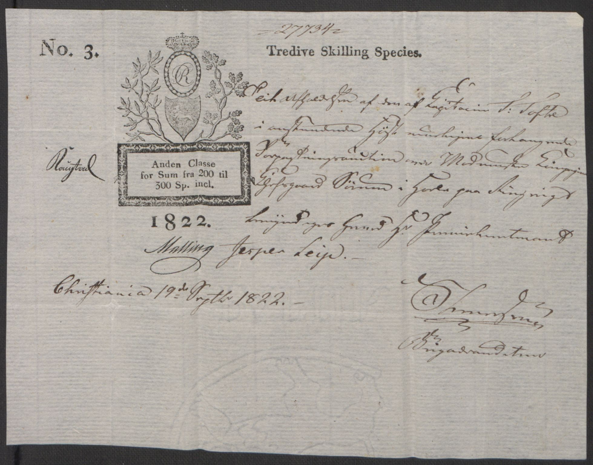Forsvaret, Generalauditøren, AV/RA-RAFA-1772/F/Fj/Fja/L0036: --, 1731-1822, p. 245
