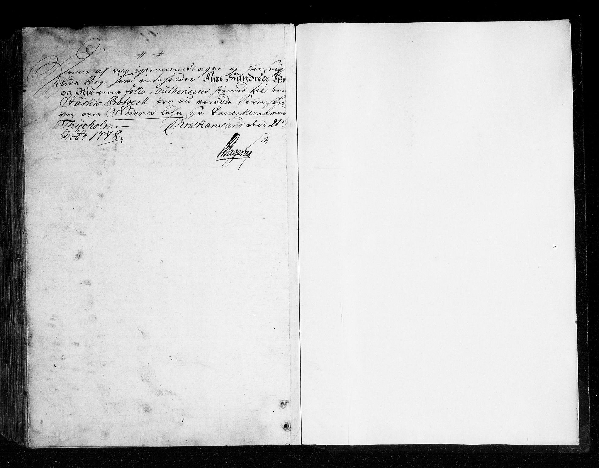 Nedenes sorenskriveri før 1824, AV/SAK-1221-0007/F/Fa/L0035: Tingbok med register nr 30, 1778-1782, p. 429b-430a