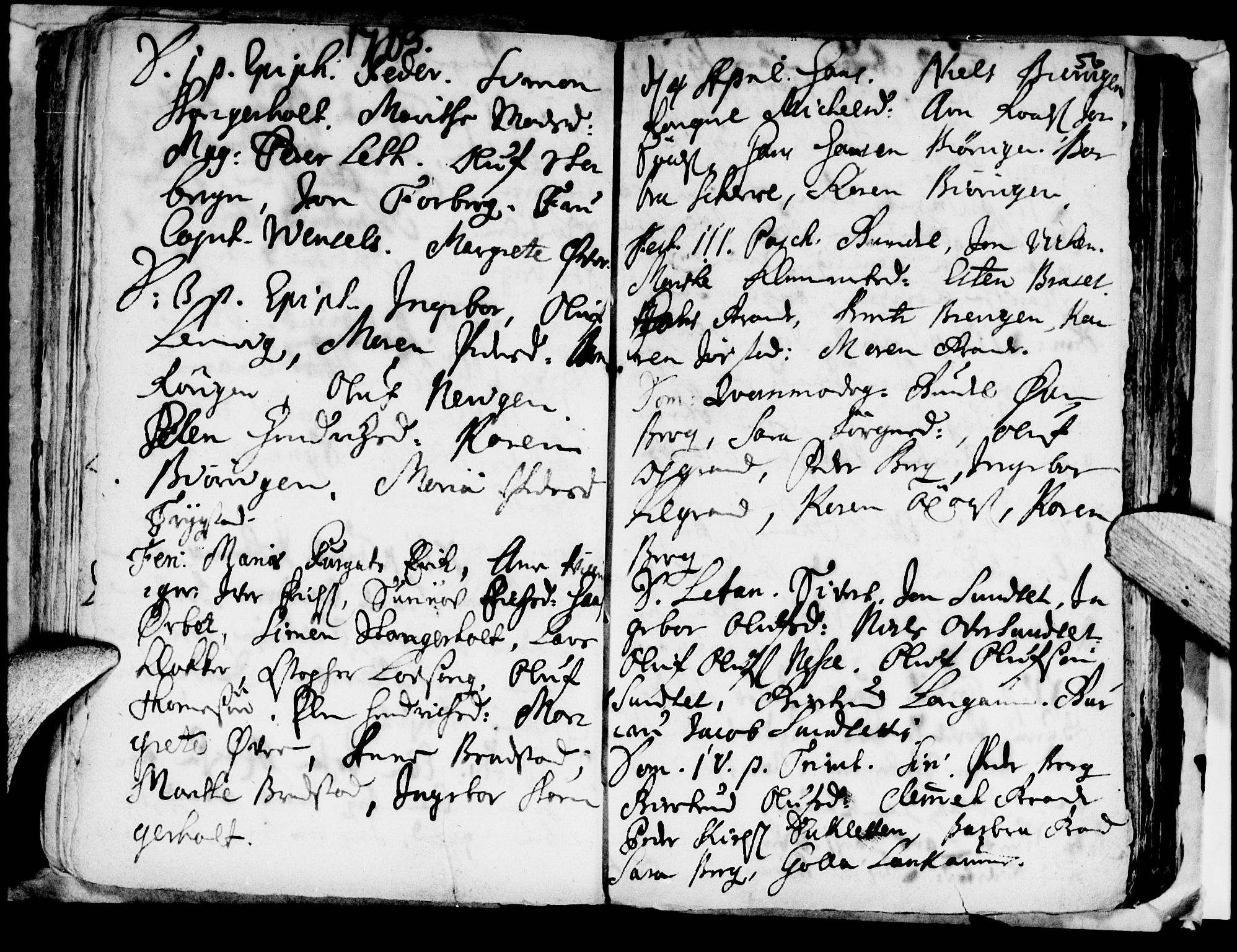 Ministerialprotokoller, klokkerbøker og fødselsregistre - Nord-Trøndelag, SAT/A-1458/722/L0214: Parish register (official) no. 722A01, 1692-1718, p. 56