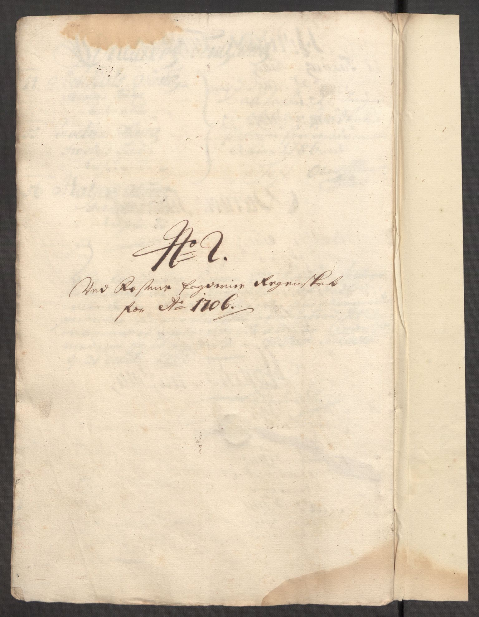 Rentekammeret inntil 1814, Reviderte regnskaper, Fogderegnskap, RA/EA-4092/R57/L3857: Fogderegnskap Fosen, 1706-1707, p. 85